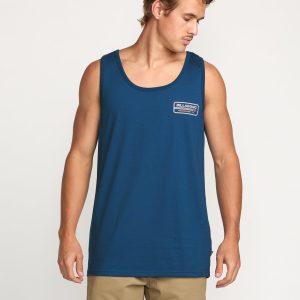 Walled Premium Tank - Deep Blue