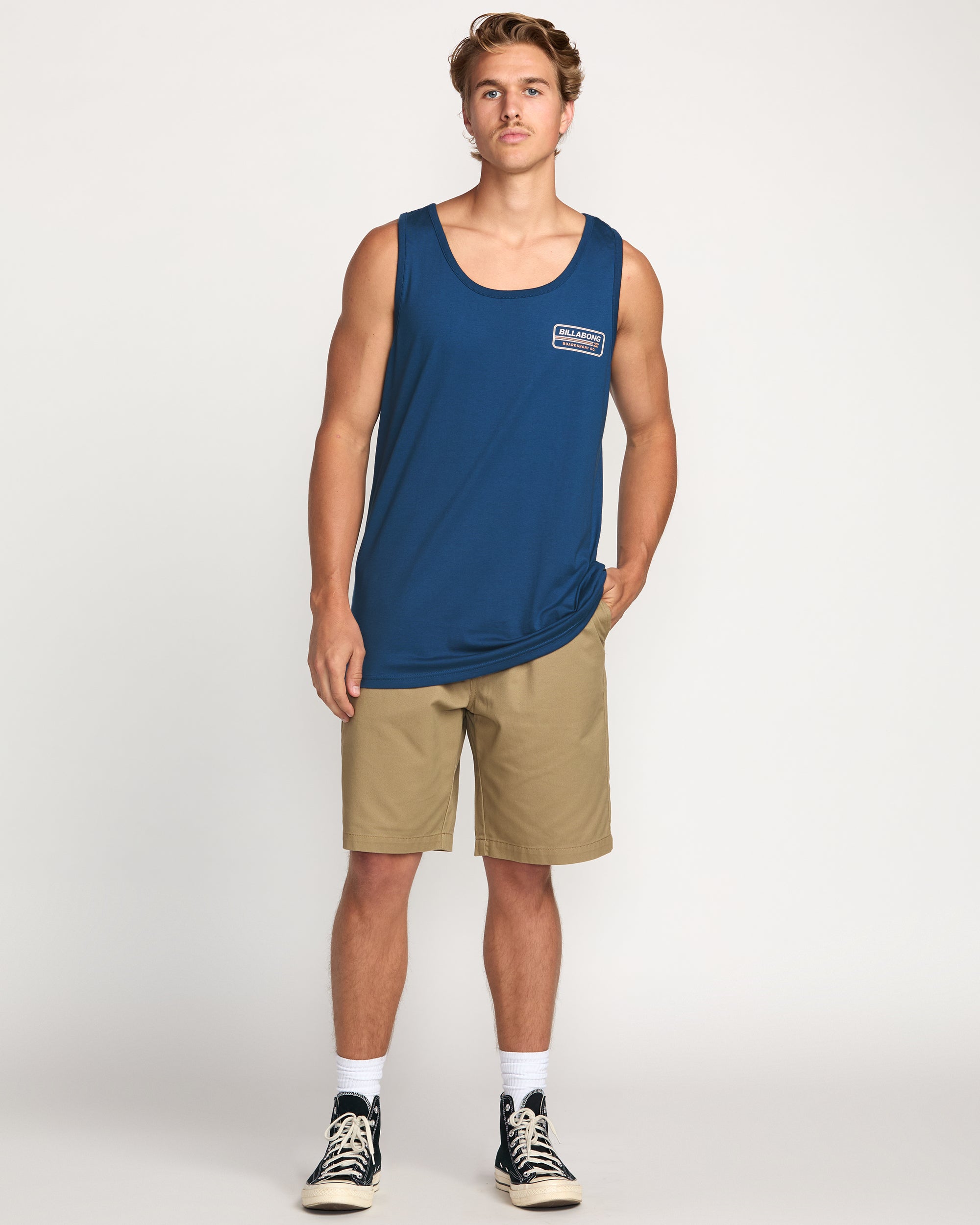 Walled Premium Tank - Deep Blue - Image 5