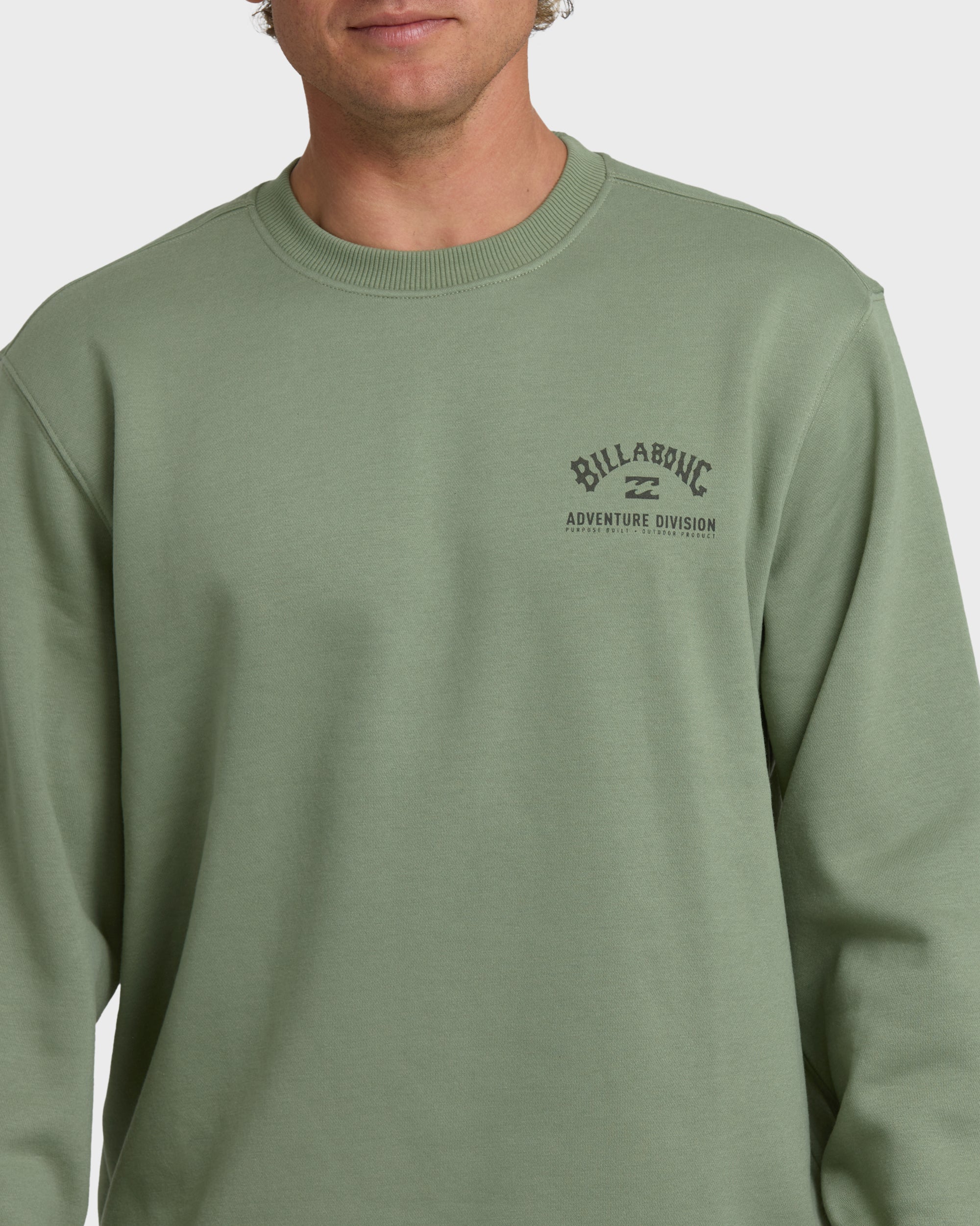 Compass Crew Sweatshirt - Sage - Image 5