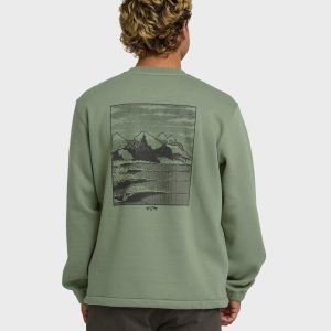 Compass Crew Sweatshirt - Sage