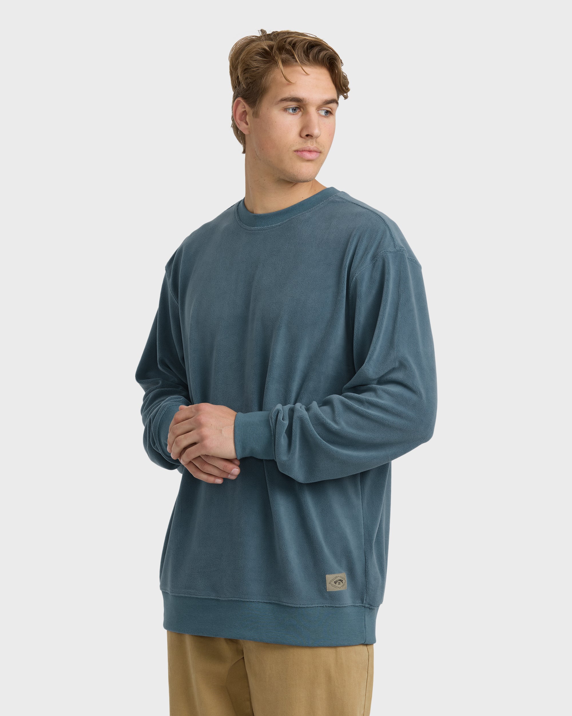 Torched Crewneck Sweatshirt - Real Teal - Image 3