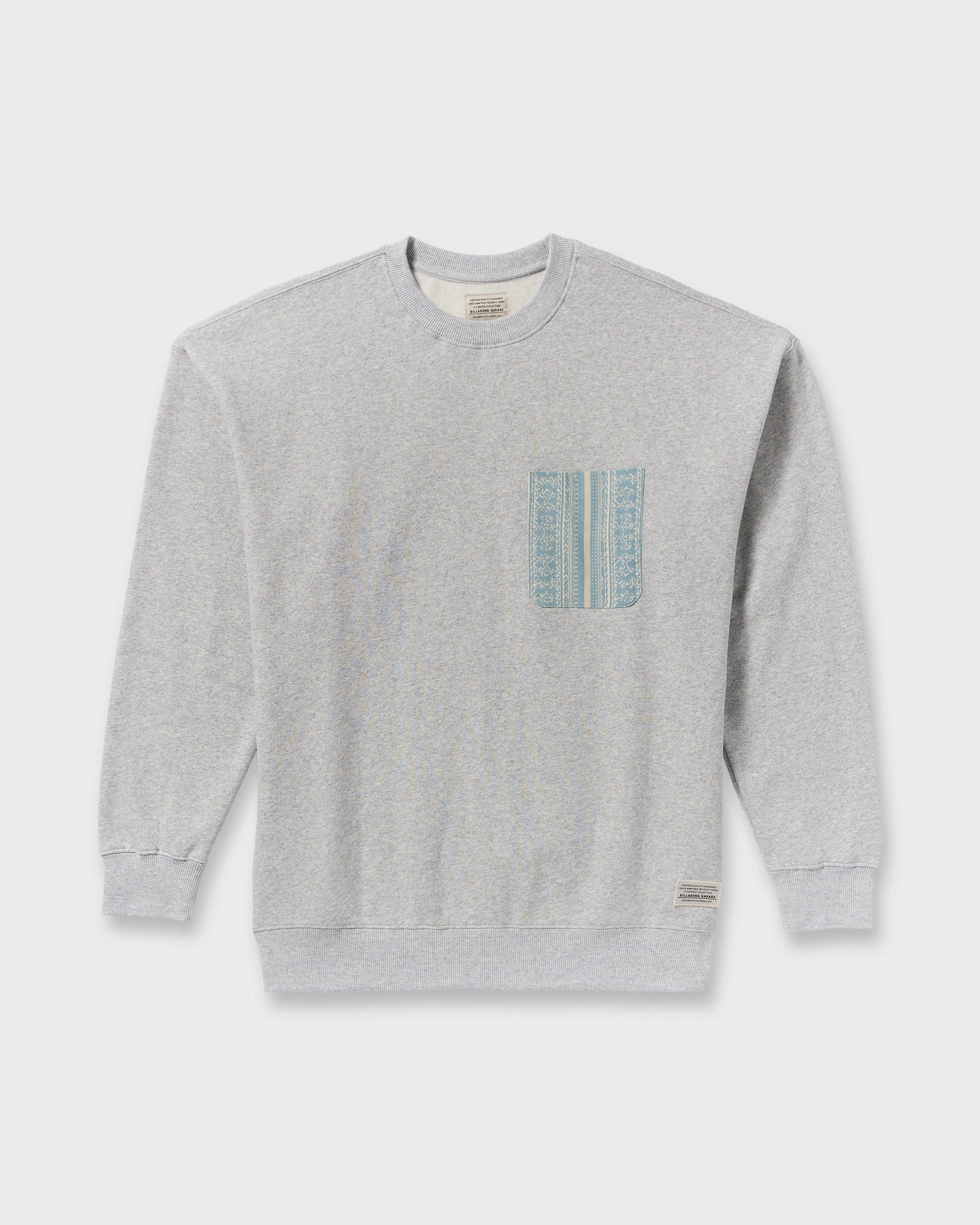 Austin Garage Crew Sweatshirt - Lt Grey Htr - Image 7