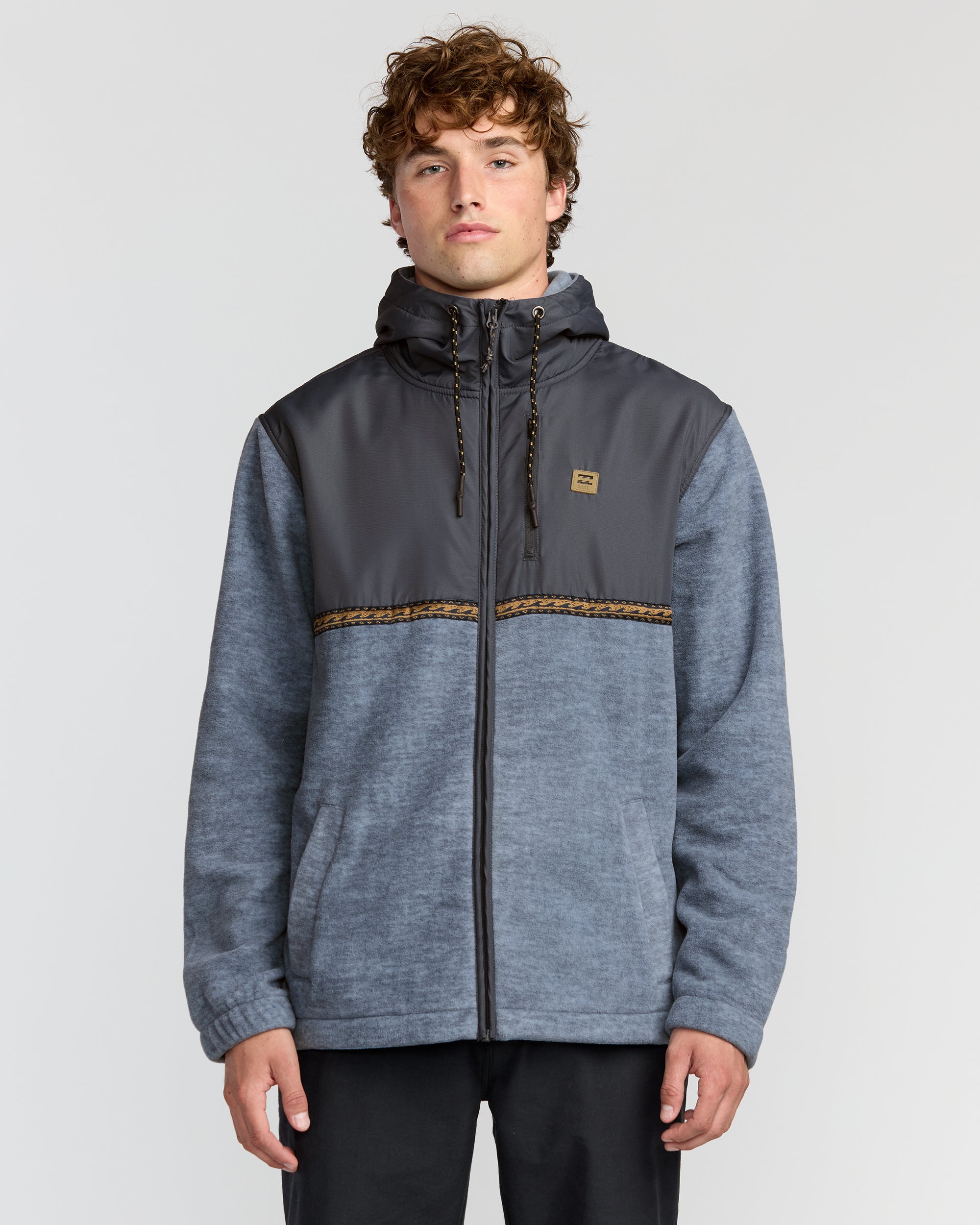 Boundary Lite Zip Sweatshirt - Steel Blue - Image 2