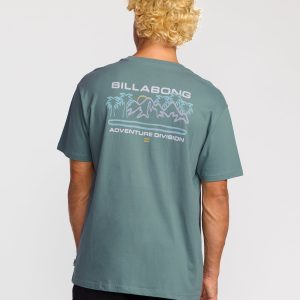 Coastal Range A/Div Short Sleeve T-Shirt - Sea Blue