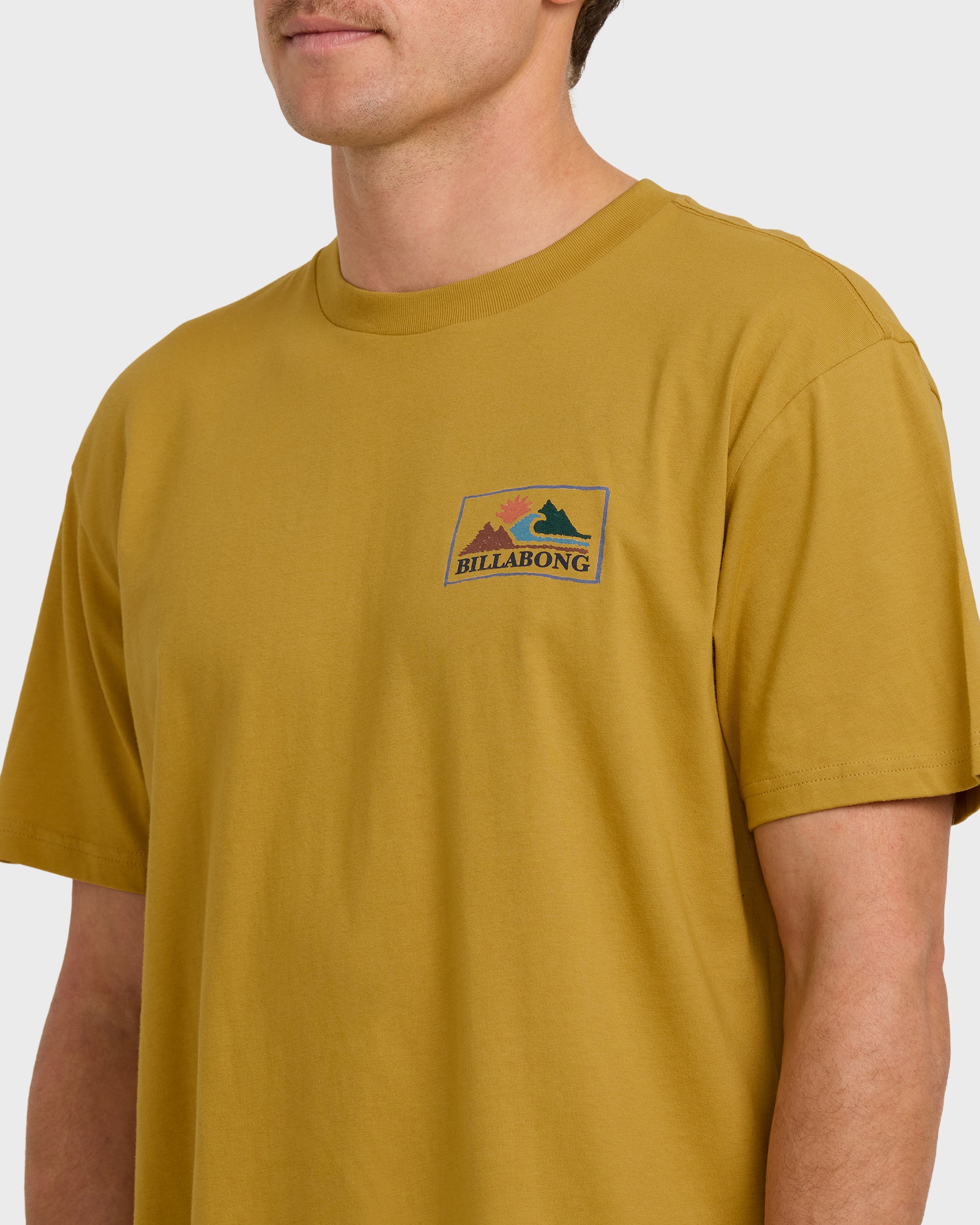 A/Div Range Short Sleeve T-Shirt - Mustard - Image 5