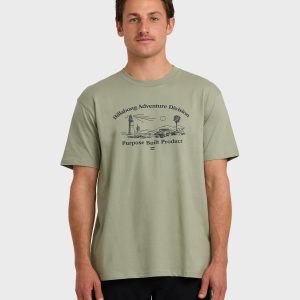 A/Div Scenic Route Short Sleeve T-Shirt - Seagrass