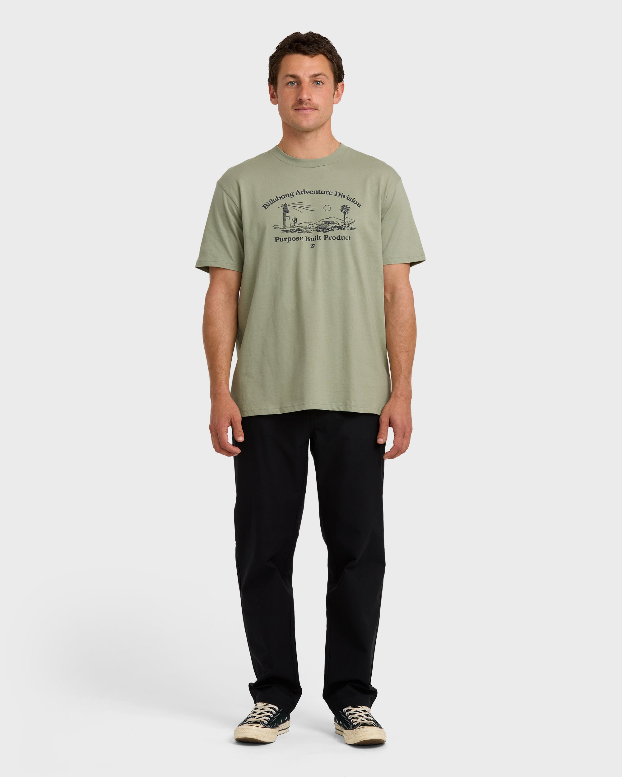 A/Div Scenic Route Short Sleeve T-Shirt - Seagrass - Image 4