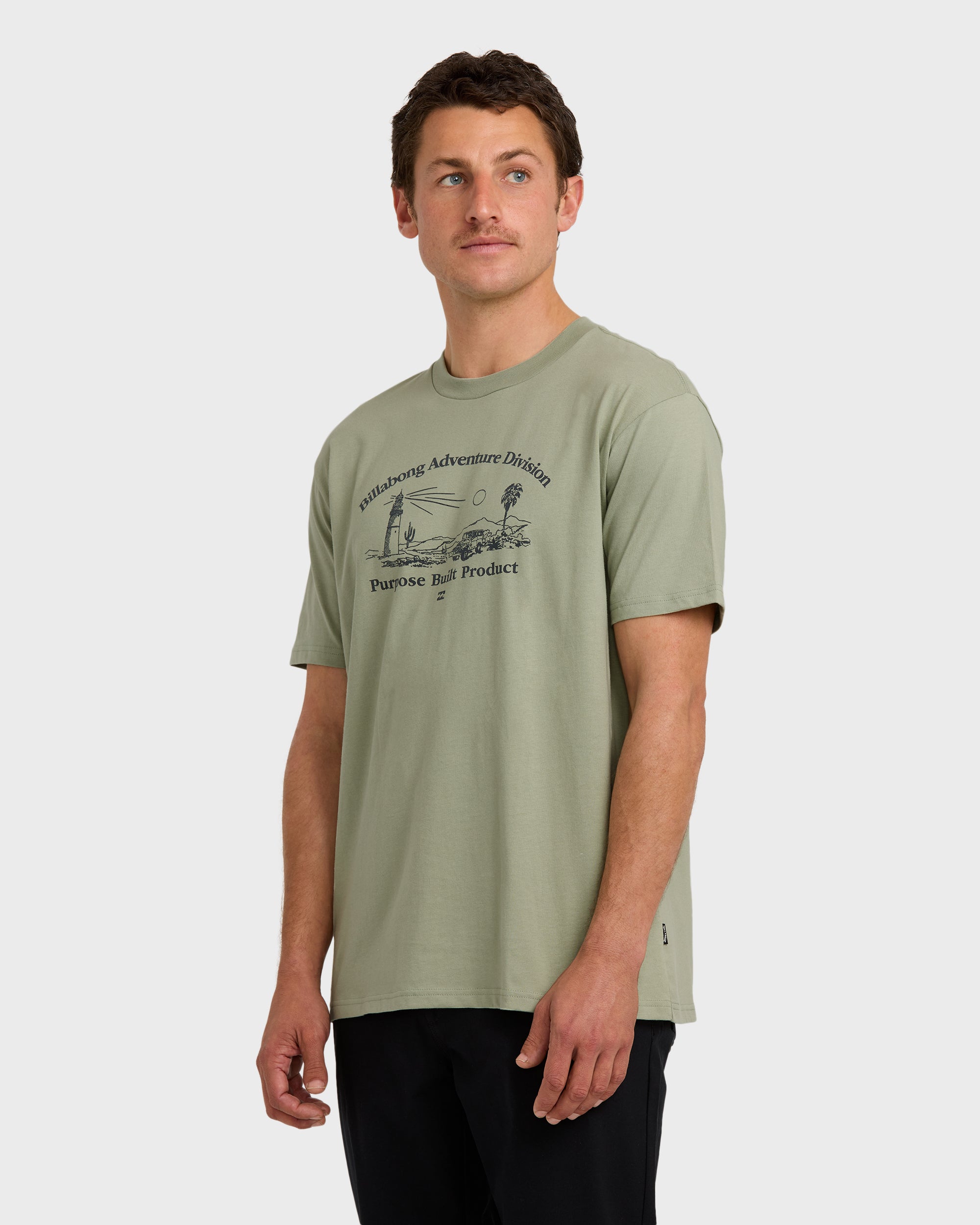 A/Div Scenic Route Short Sleeve T-Shirt - Seagrass - Image 3
