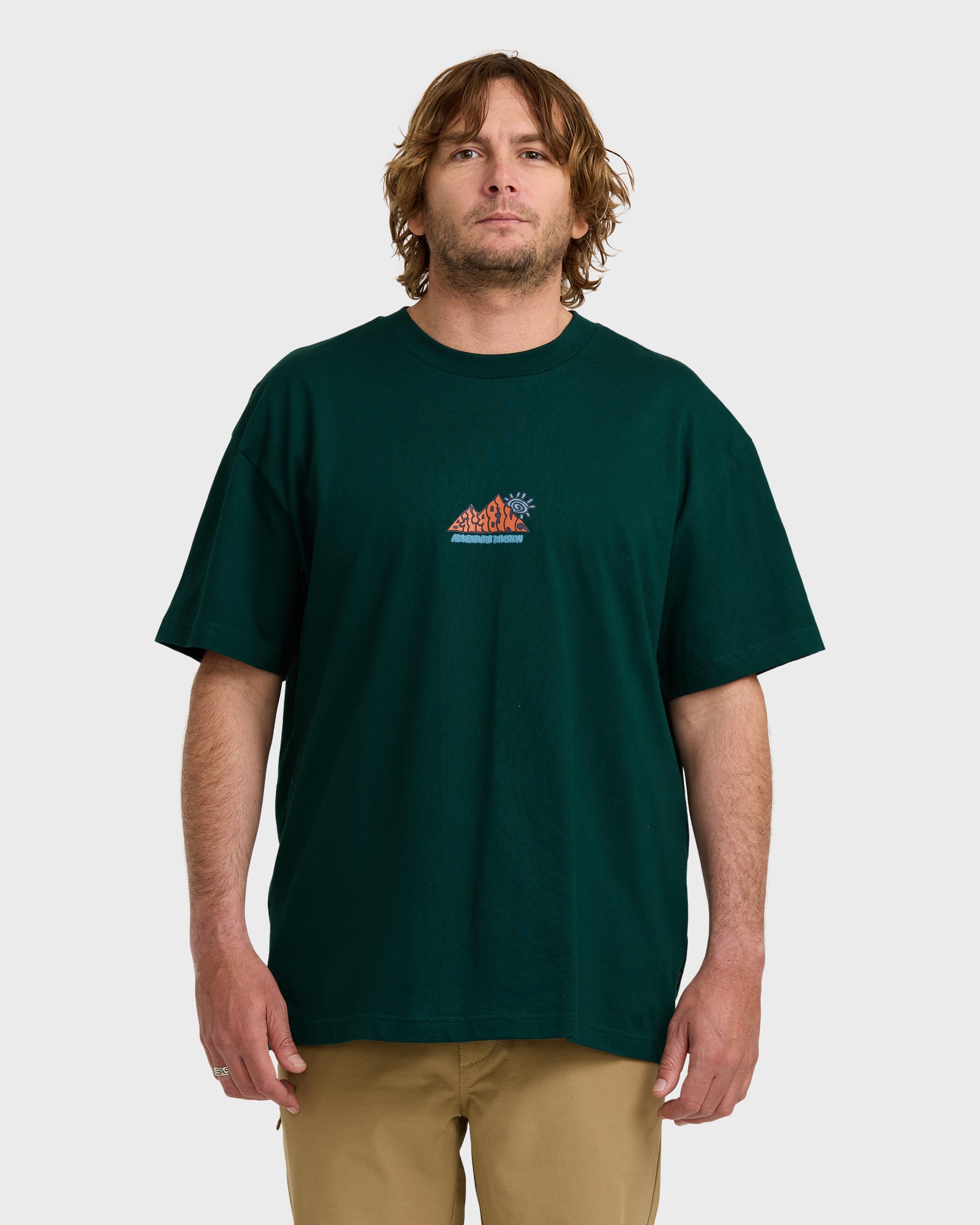 A/Div Reach The Peak OG Short Sleeve T-Shirt - Spruce Green
