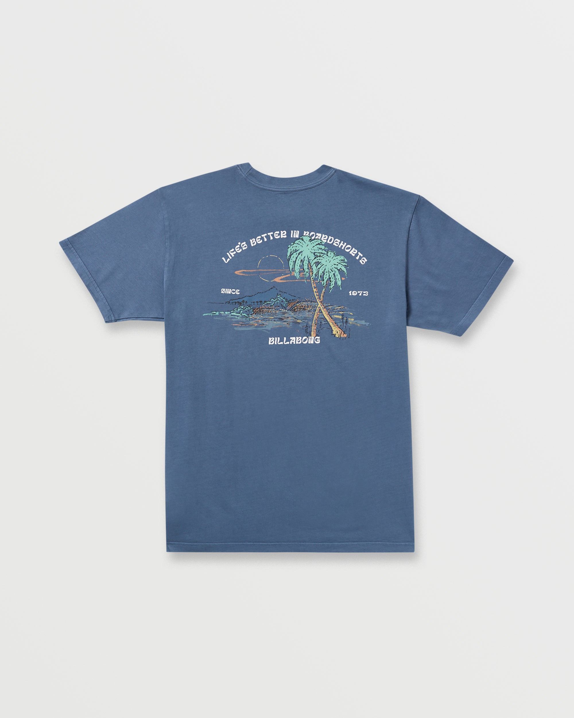 Better Premium Wave Wash Tee - Deep Blue - Image 4