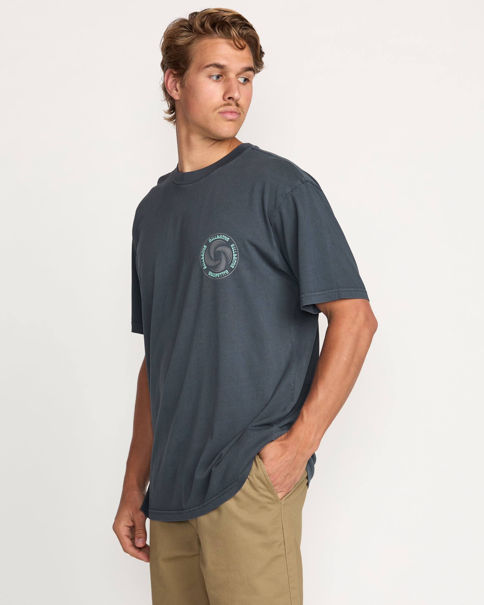 Swivel Premium Wave Wash Tee - Aged Indigo - Image 6