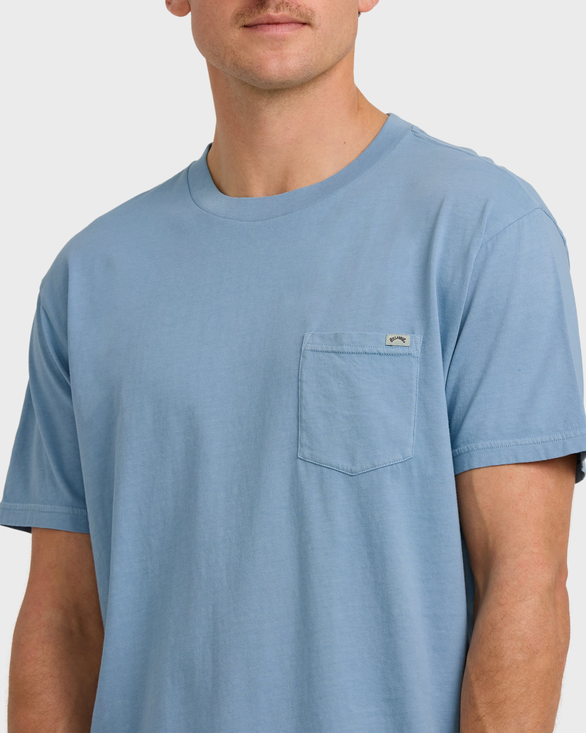Essential Premium Wave Wash T-Shirt - Denim - Image 5