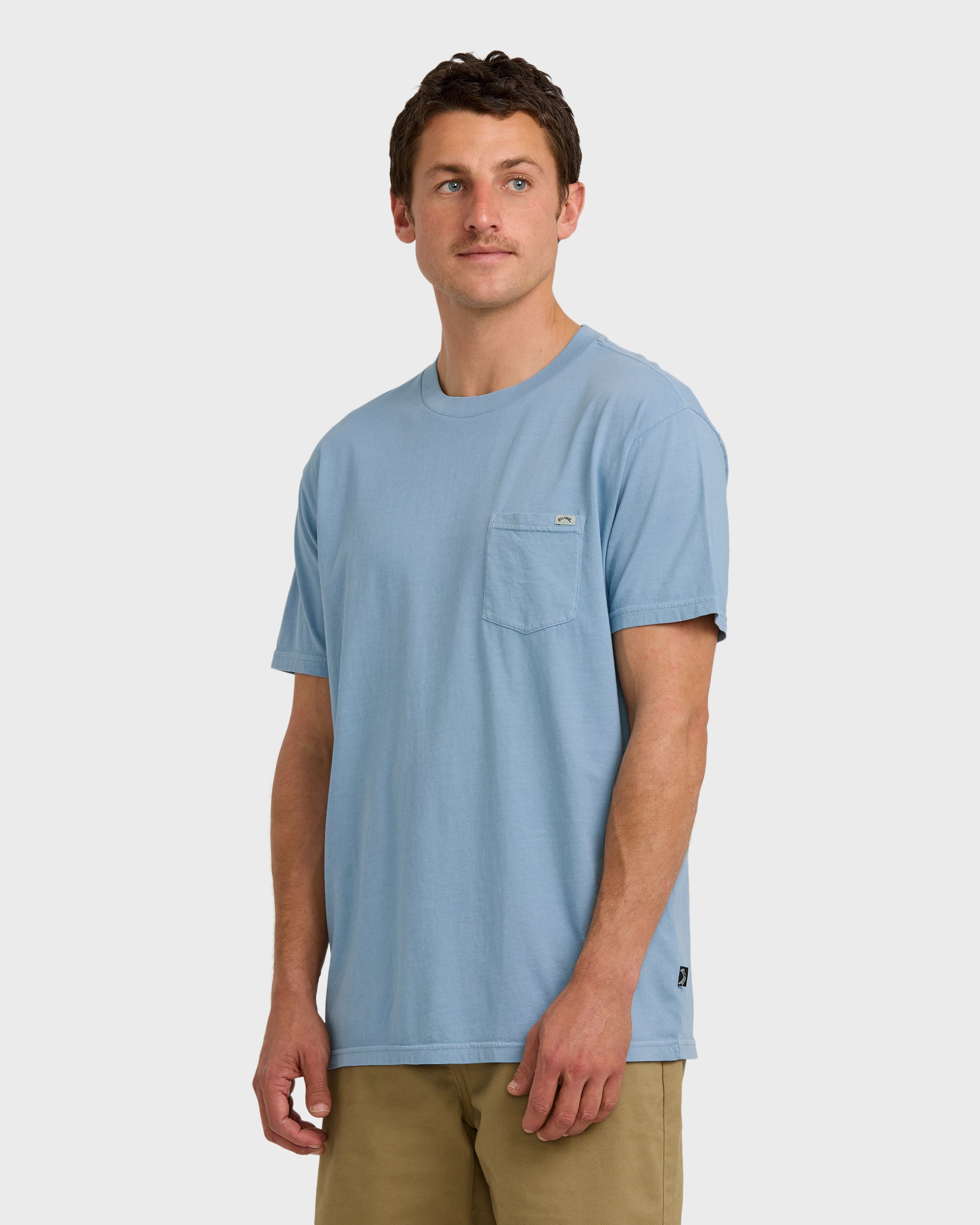 Essential Premium Wave Wash T-Shirt - Denim - Image 3