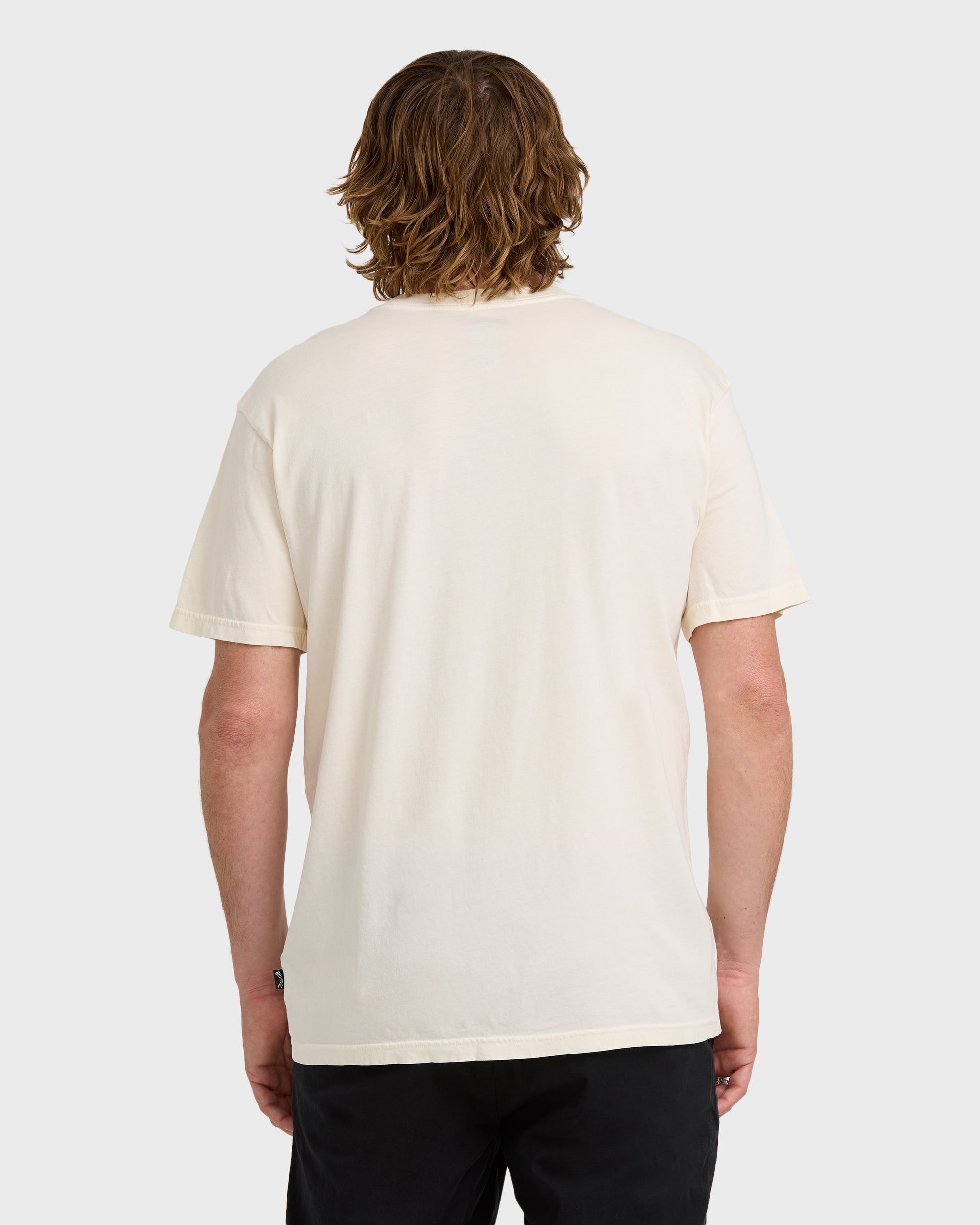 Essential Premium Wave Wash T-Shirt - Off White - Image 2