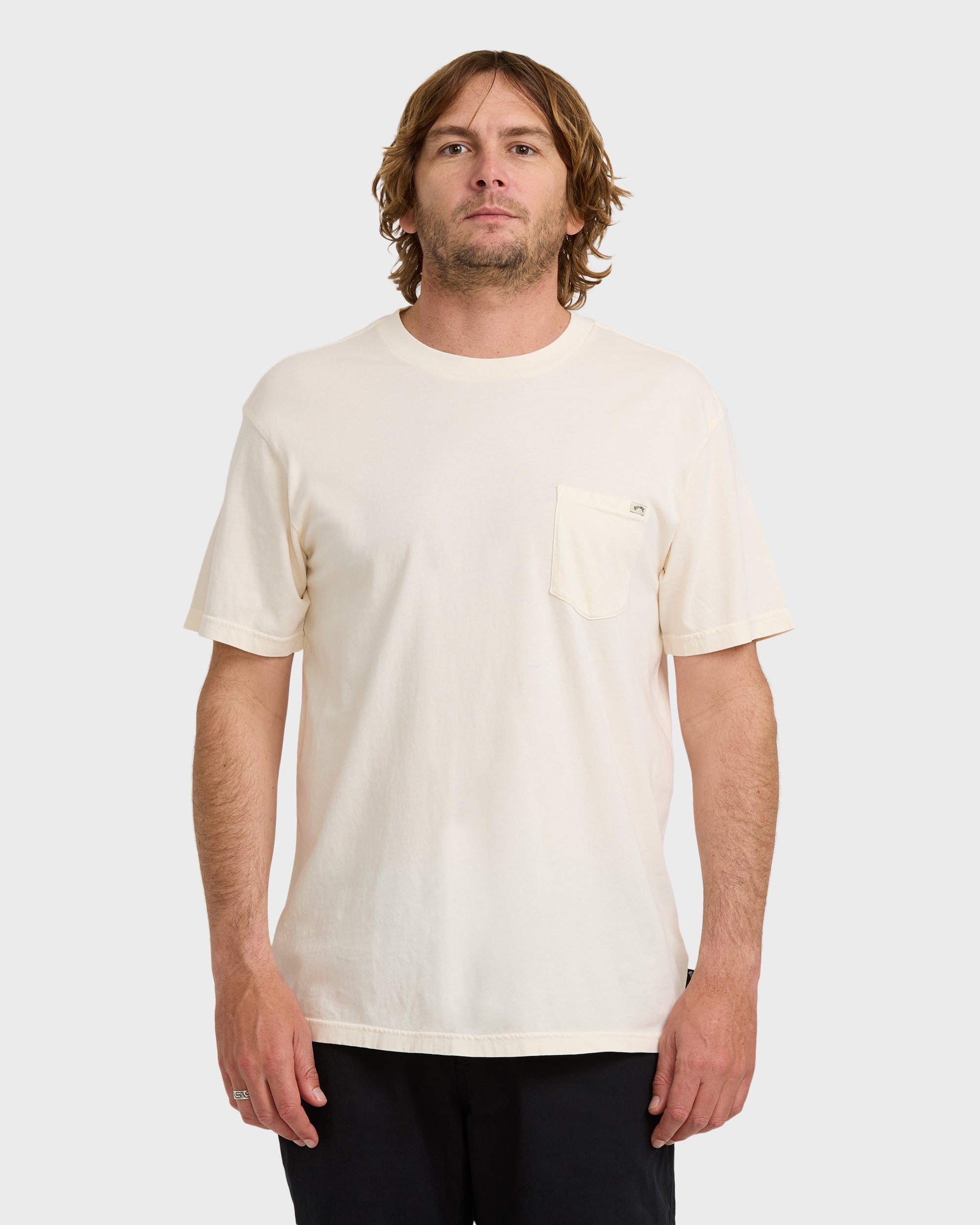 Essential Premium Wave Wash T-Shirt - Off White