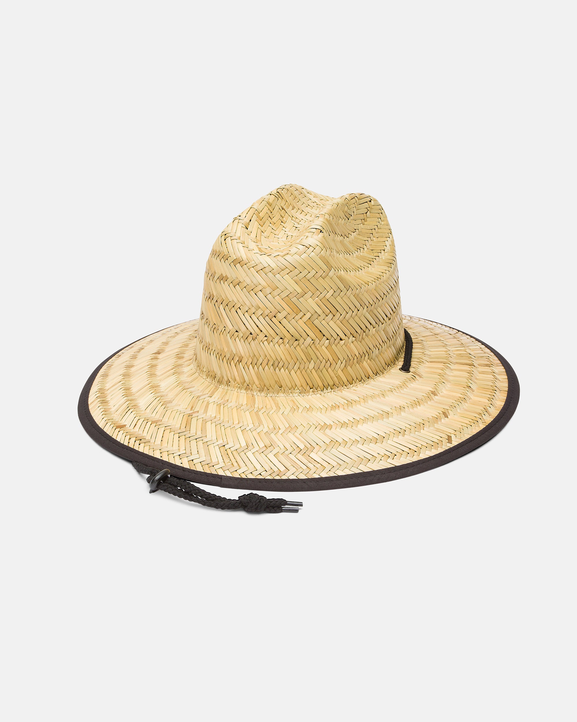 Tides Patch Straw Hat - Black Multi - Image 2