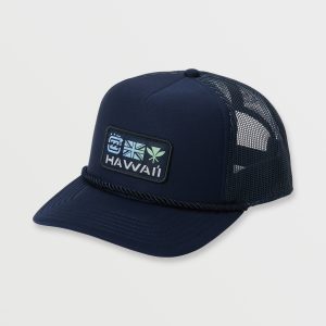 Kahili Hi Trucker Hat - Navy