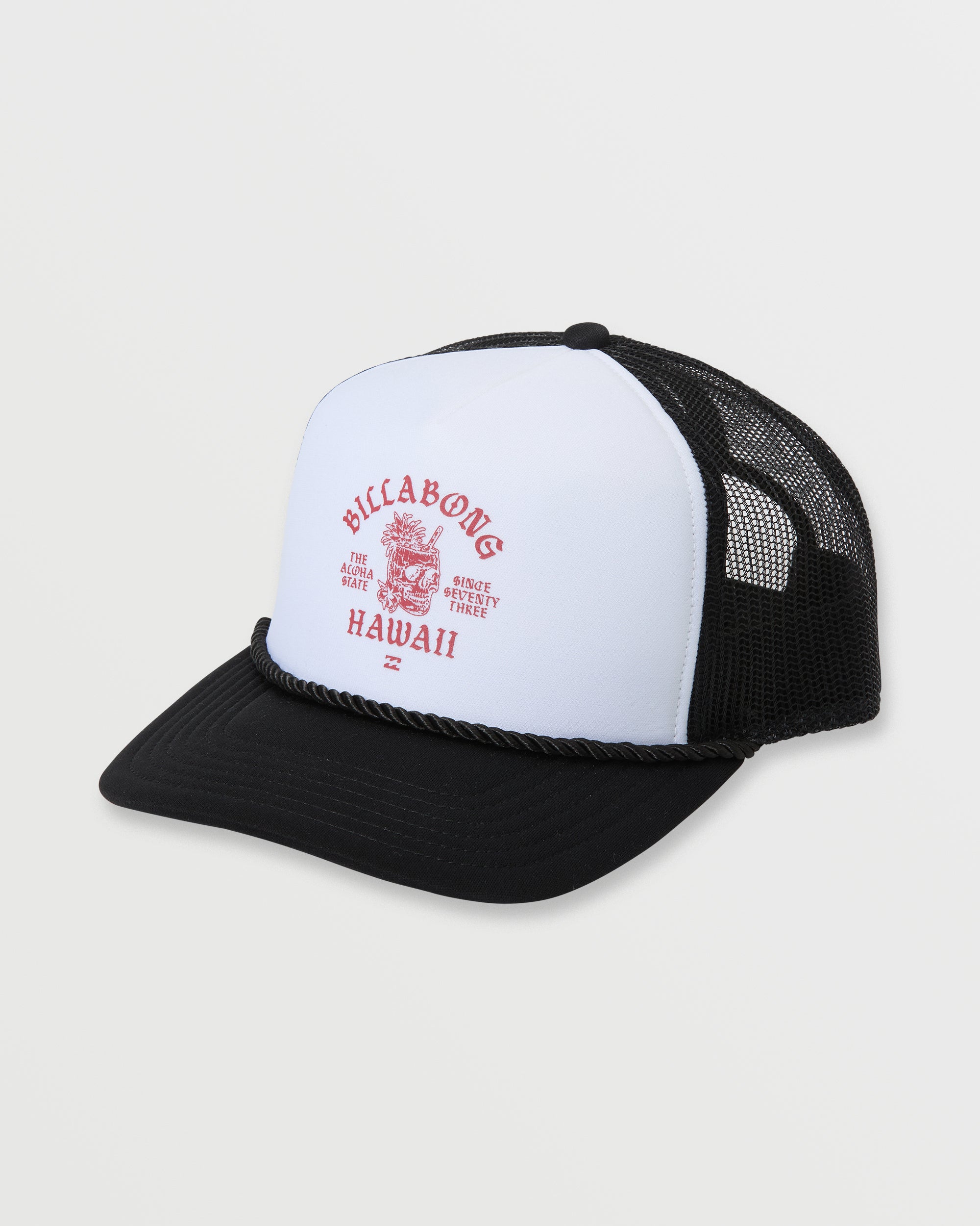 Mai Tai Hi Foam Trucker Hat - Black White