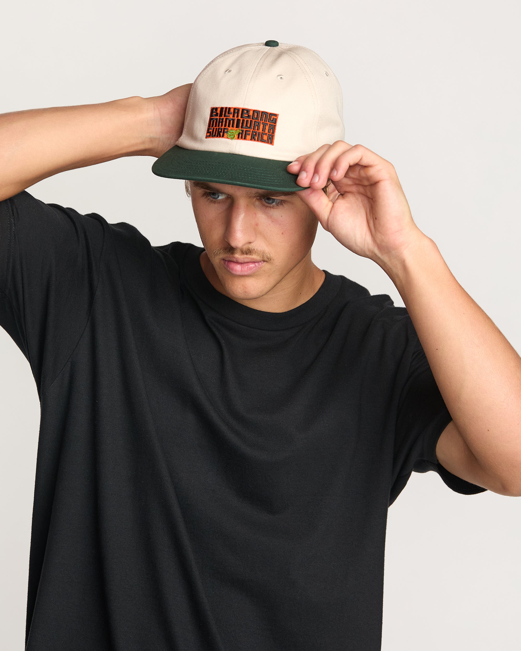 Billabong x Mami Wata Surf Africa Strapback Hat - Forest - Image 4