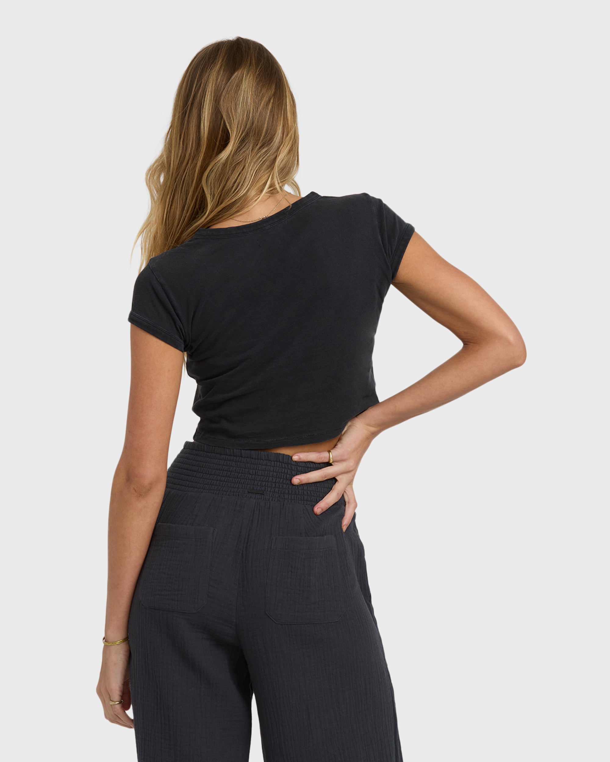 Daily Short Sleeve Tee - Black Sands - Image 5