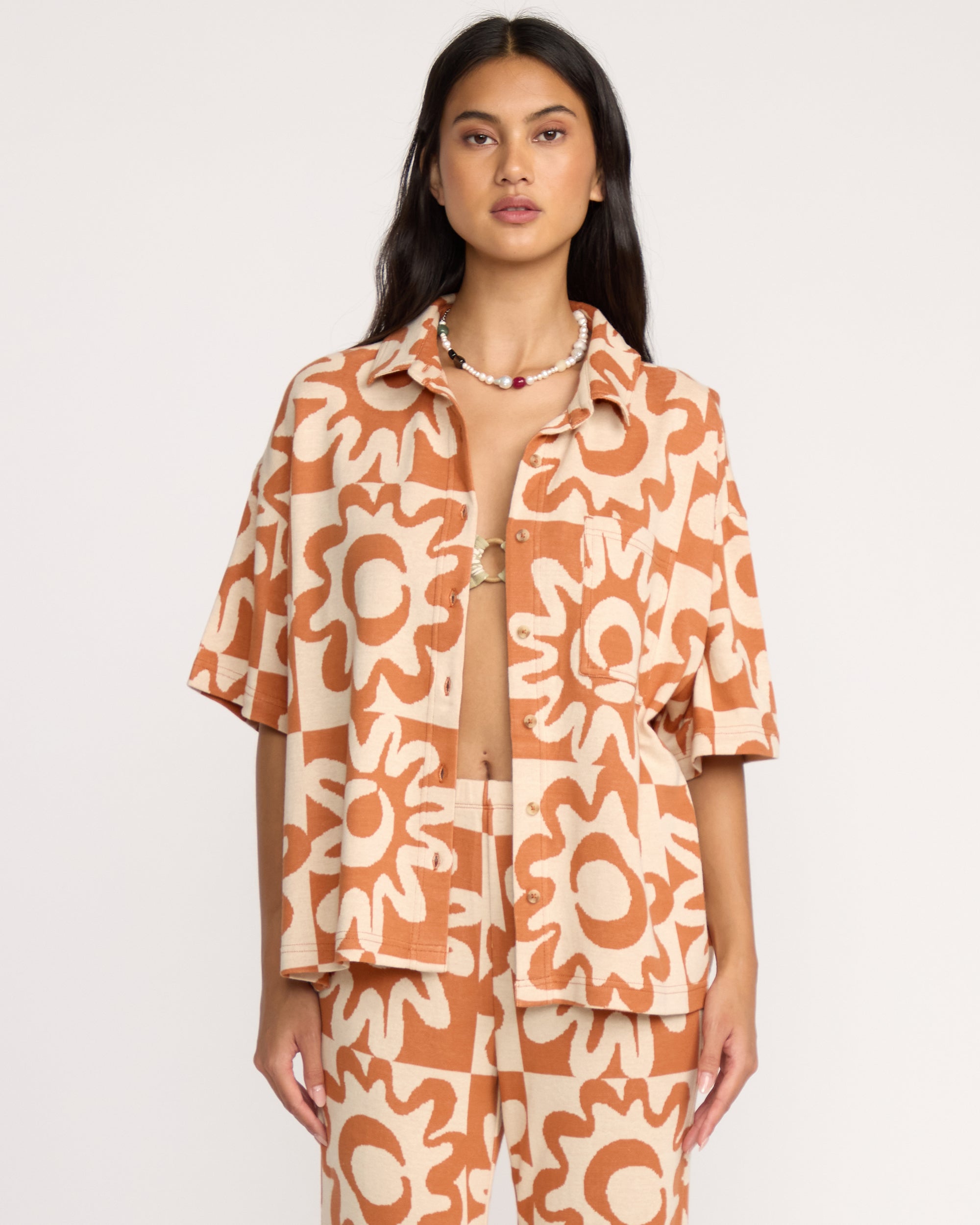 Lost Waves Short Sleeve T-Shirt - Sunburnt