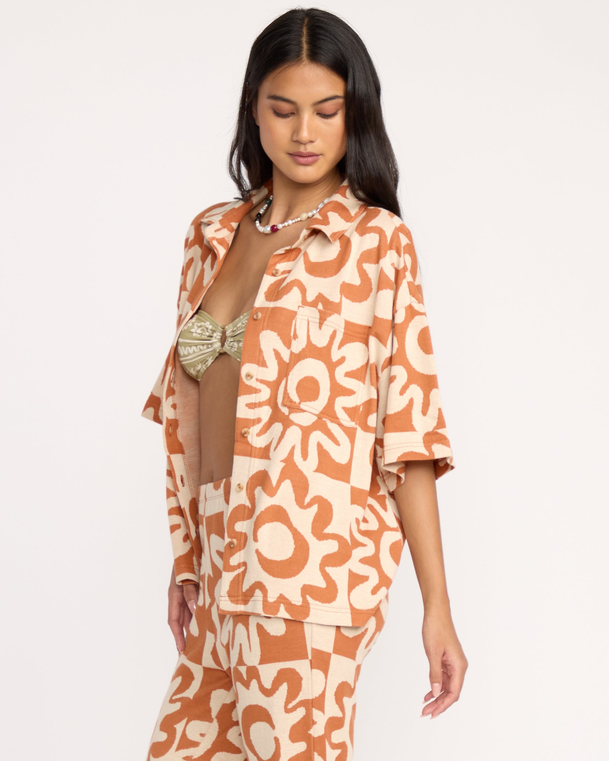 Lost Waves Short Sleeve T-Shirt - Sunburnt - Image 3