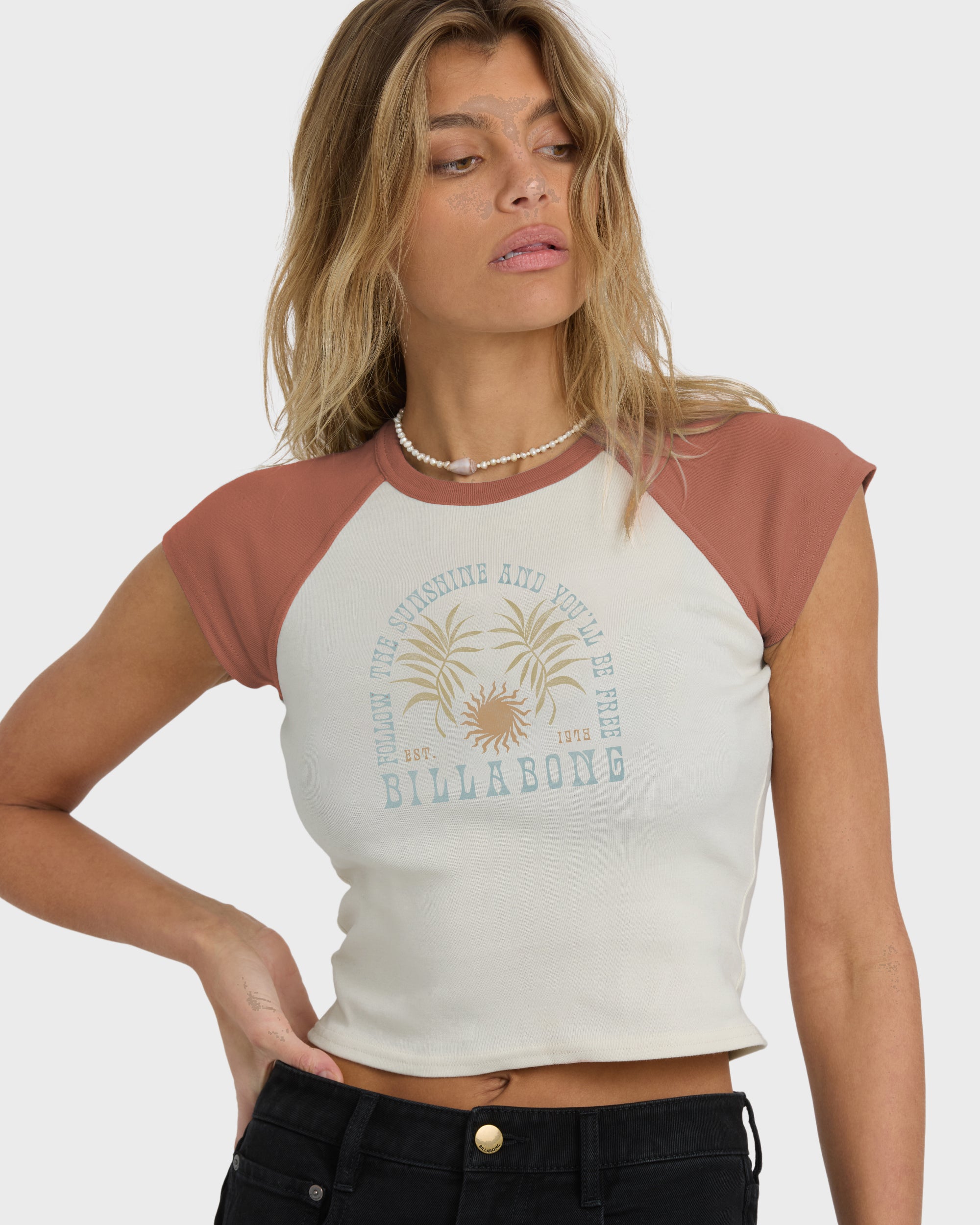 Forever Had Short Sleeve Raglan Tee - Sedona - Image 2
