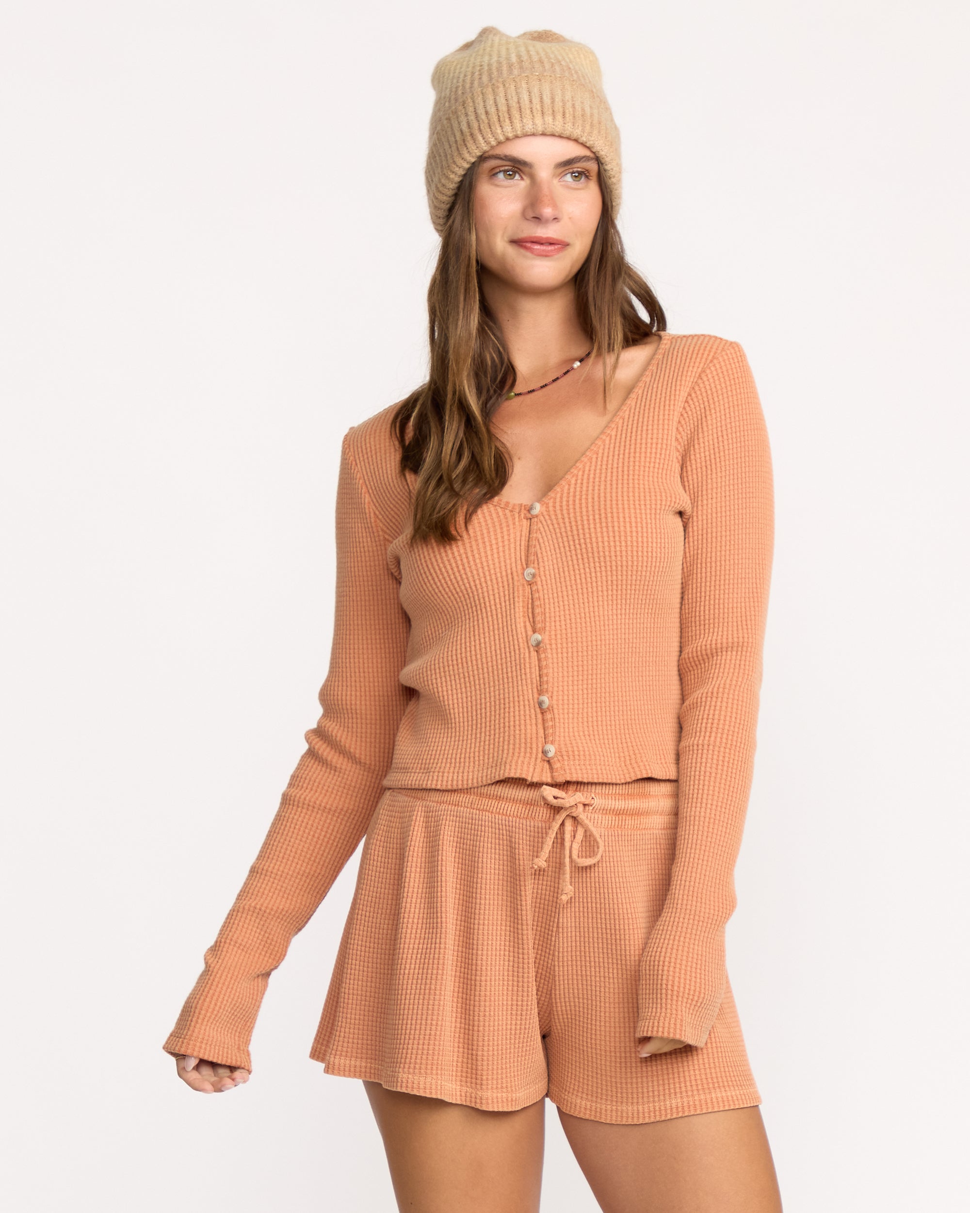 Paxton Long Sleeve Top - Sunburnt