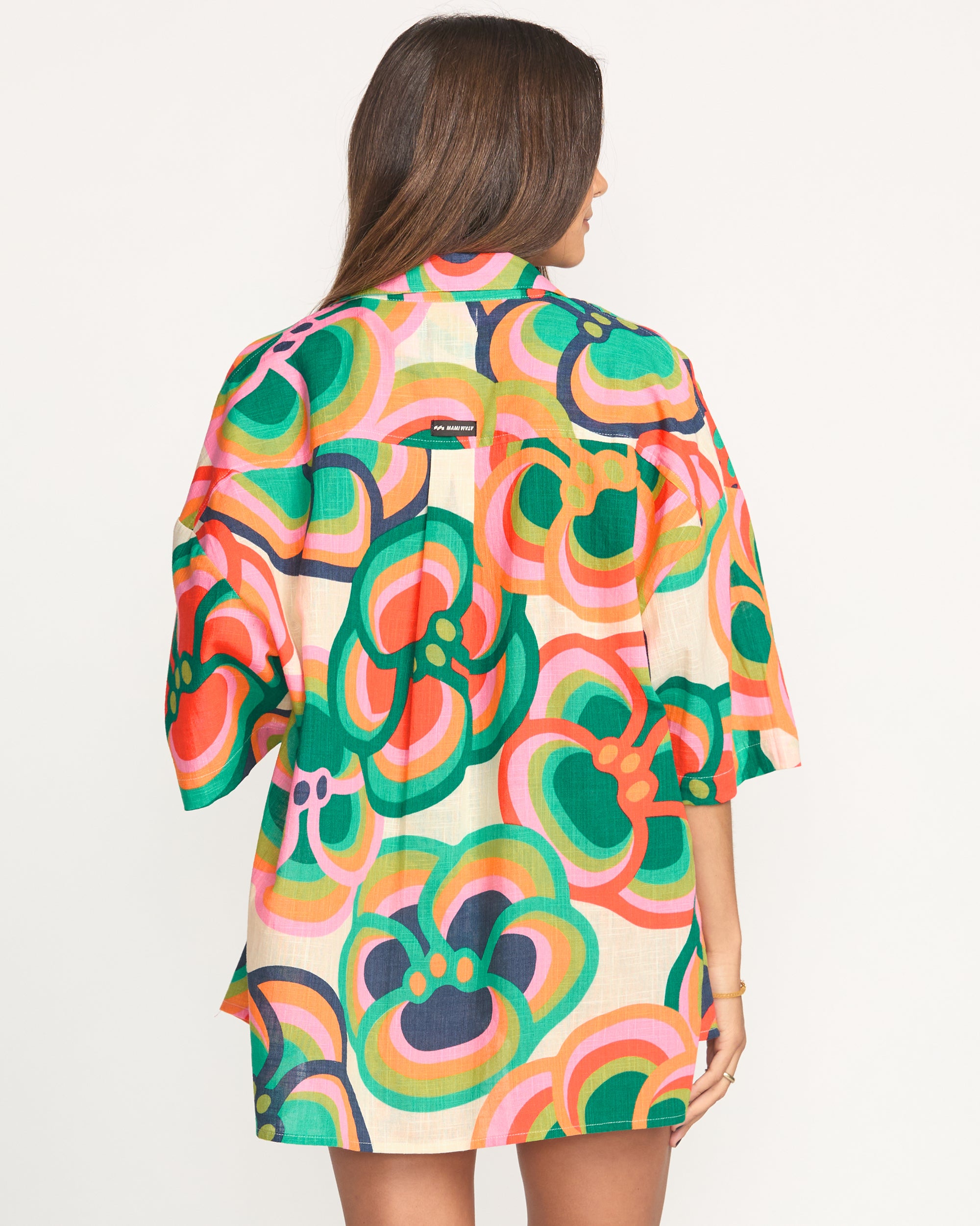 Billabong x Mami Wata Beach Side Short Sleeve Shirt - Multi - Image 5
