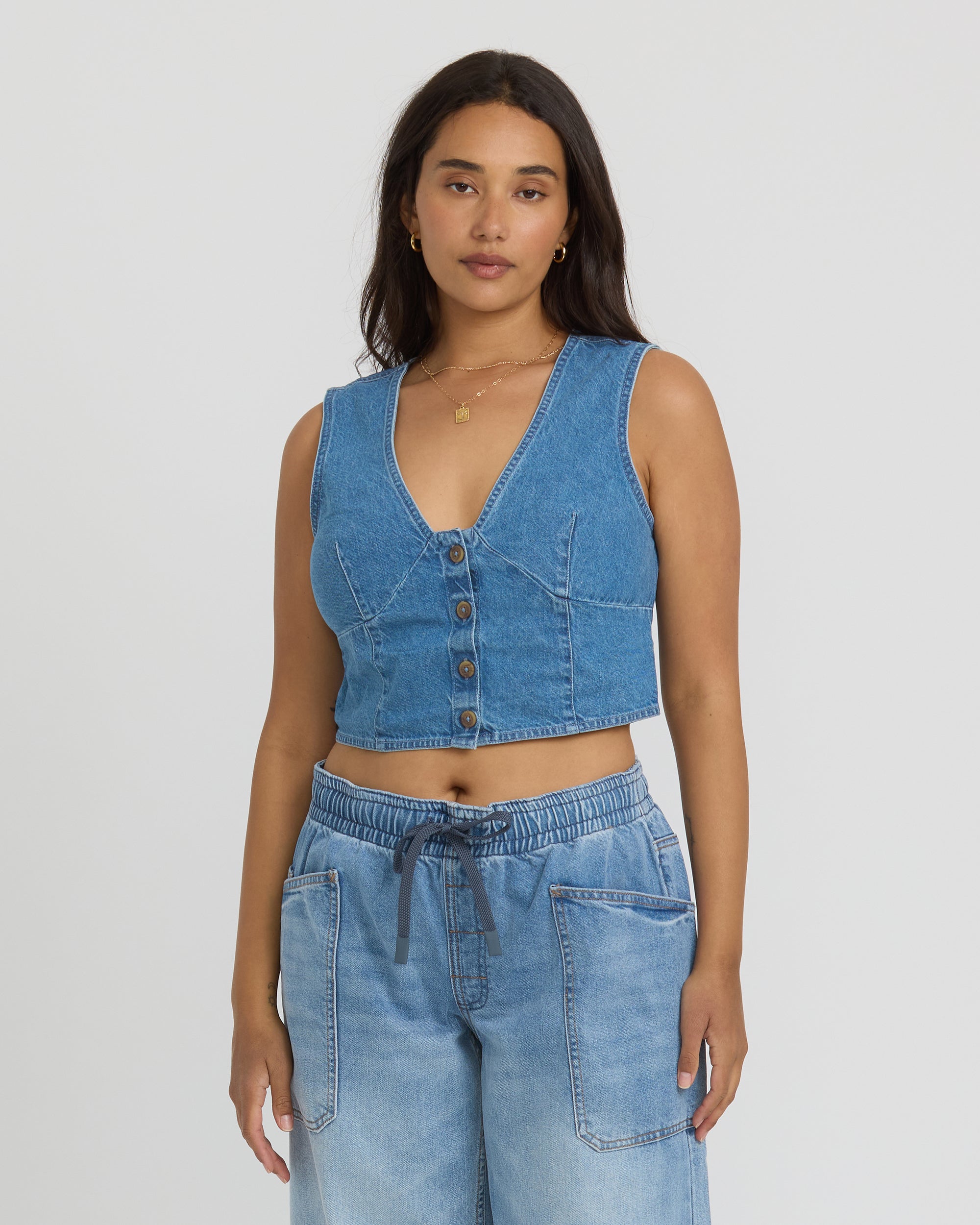 Indigo Skies Top - Salt Washed - Image 7