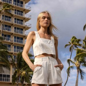 Tailor Made Shorts - Salt Crystal