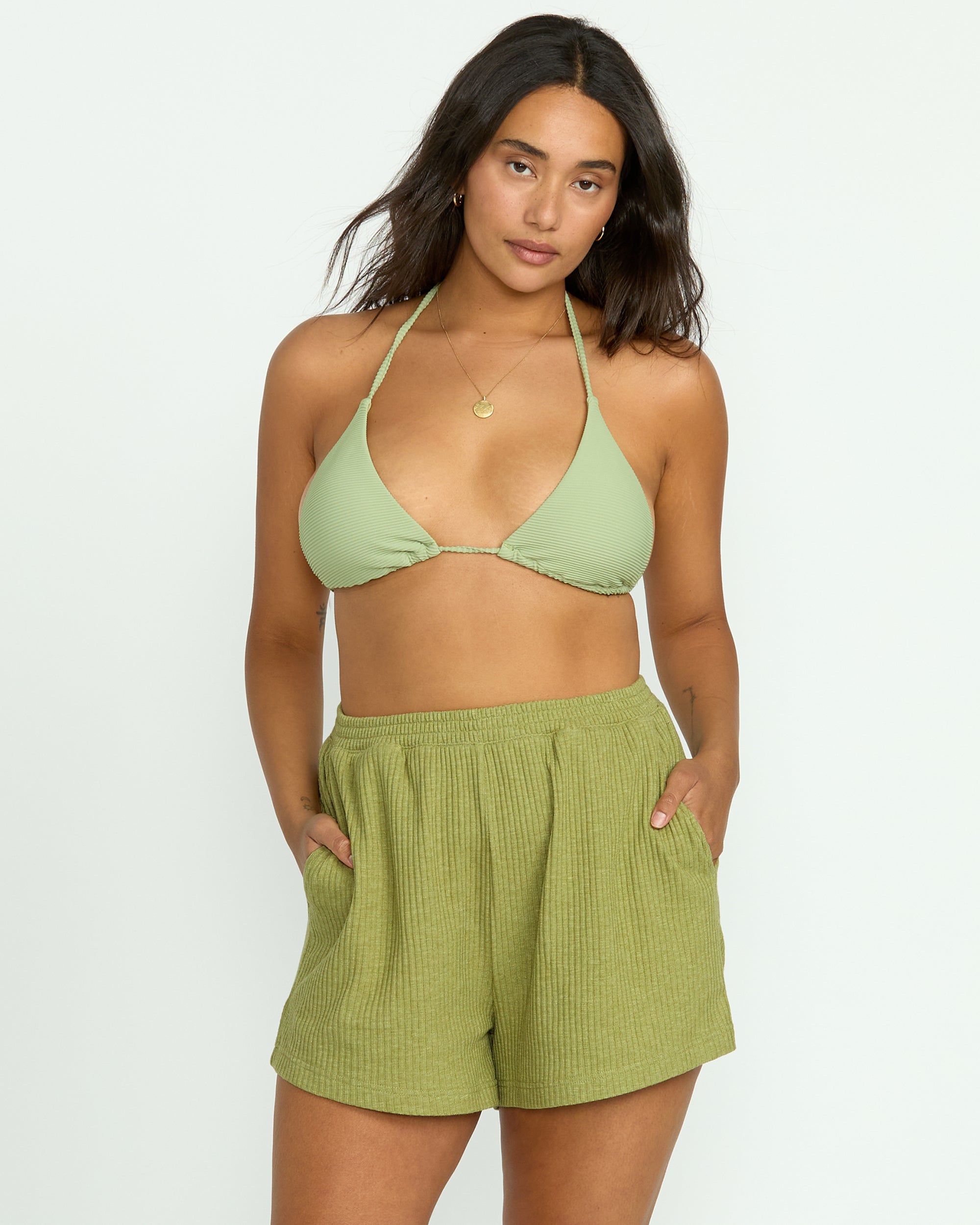Aya Sun Shorts - Avocado - Image 2