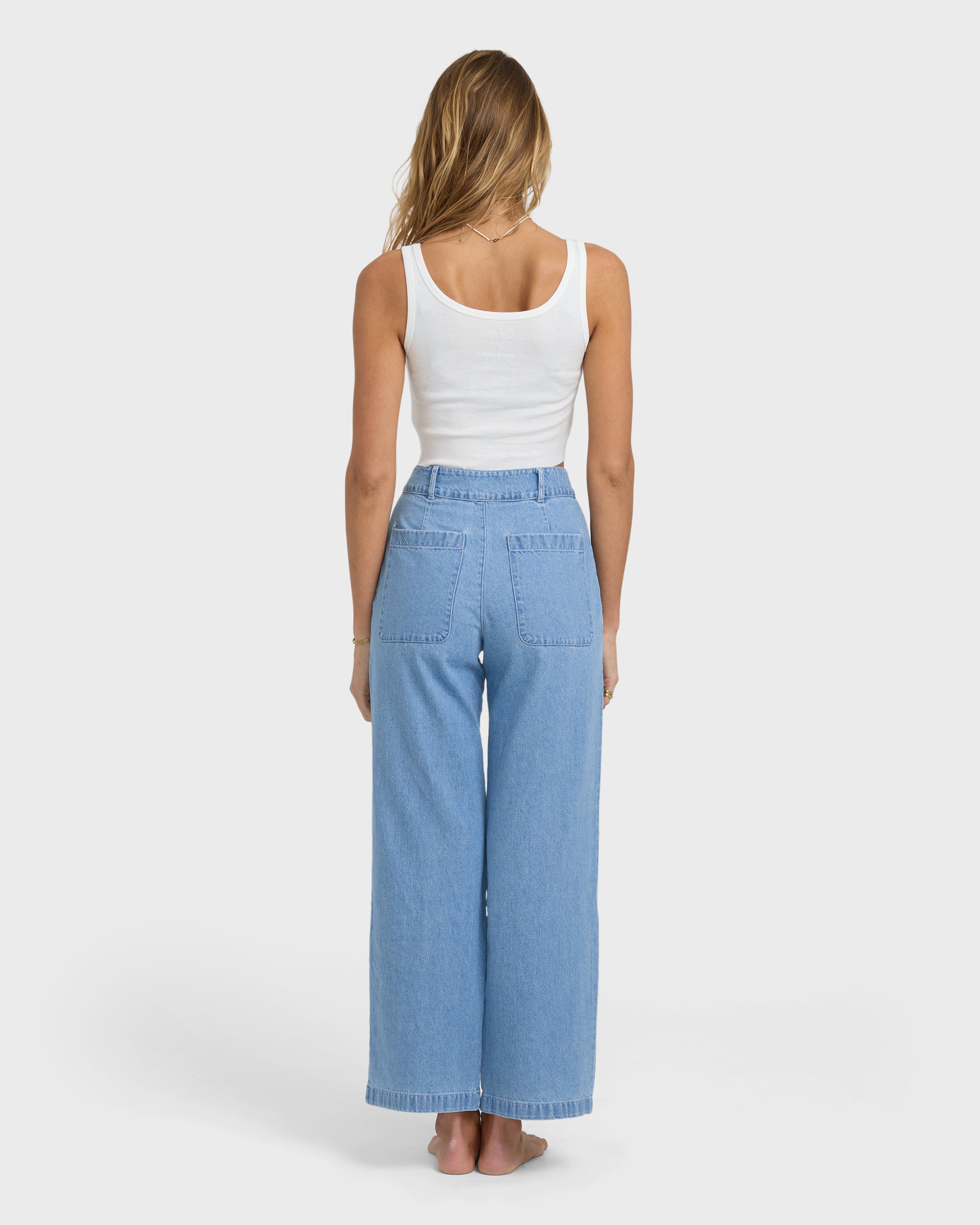 Wave Washed Pants - Sea Blue - Image 4