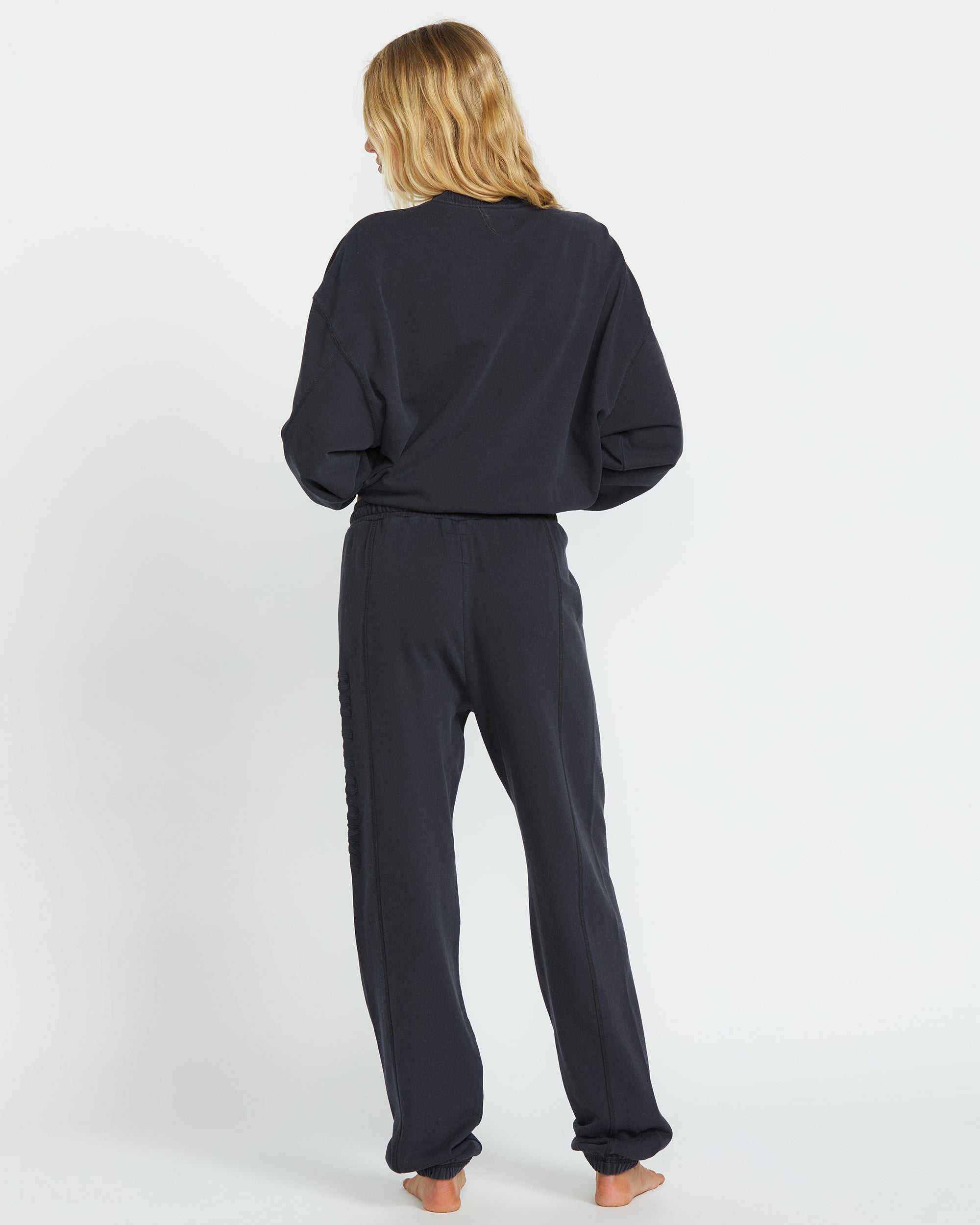 So Typical Elastic Waist Pants - Black Pebble - Image 2