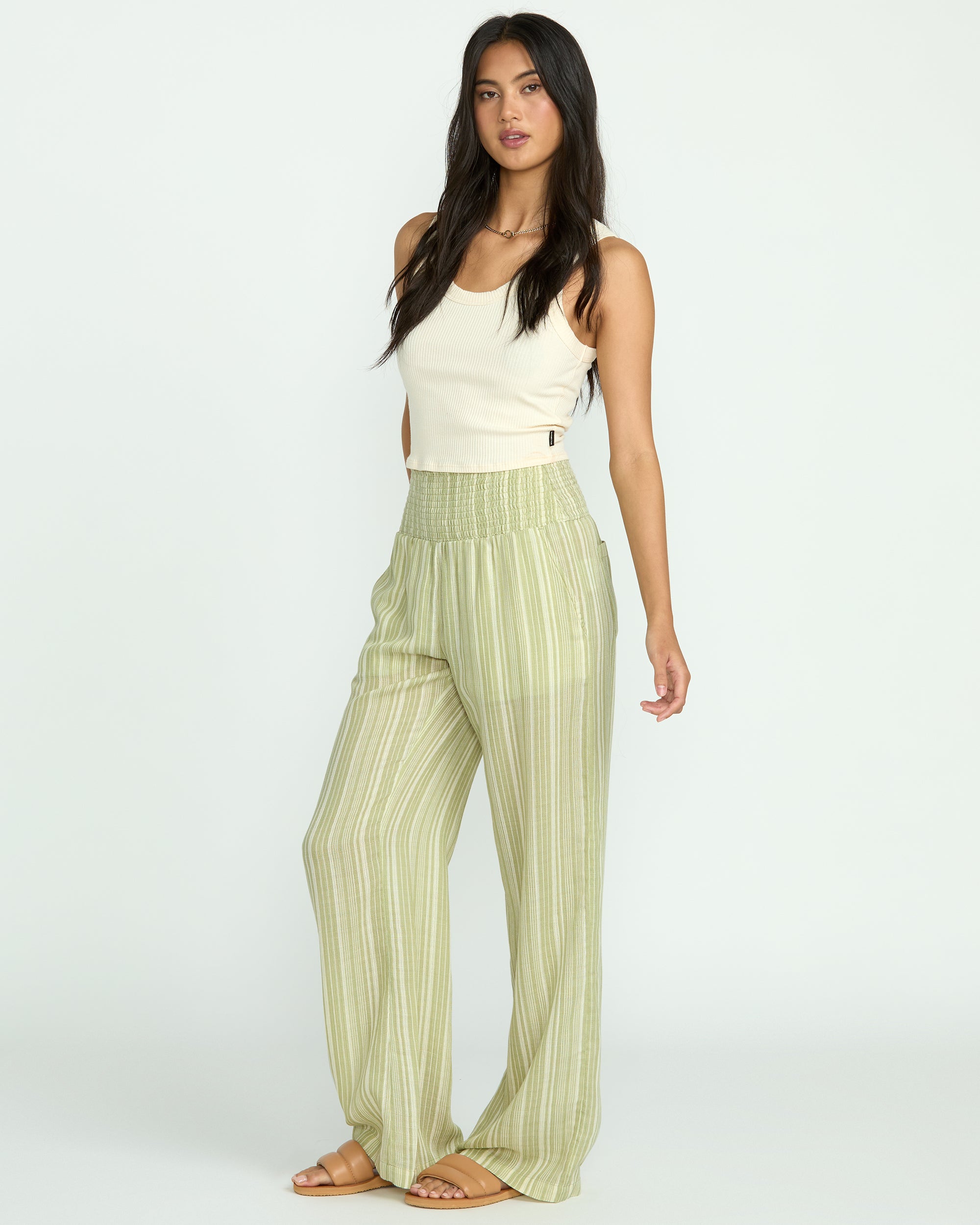 New Waves 2 Elastic Waist Pants - Avocado - Image 4