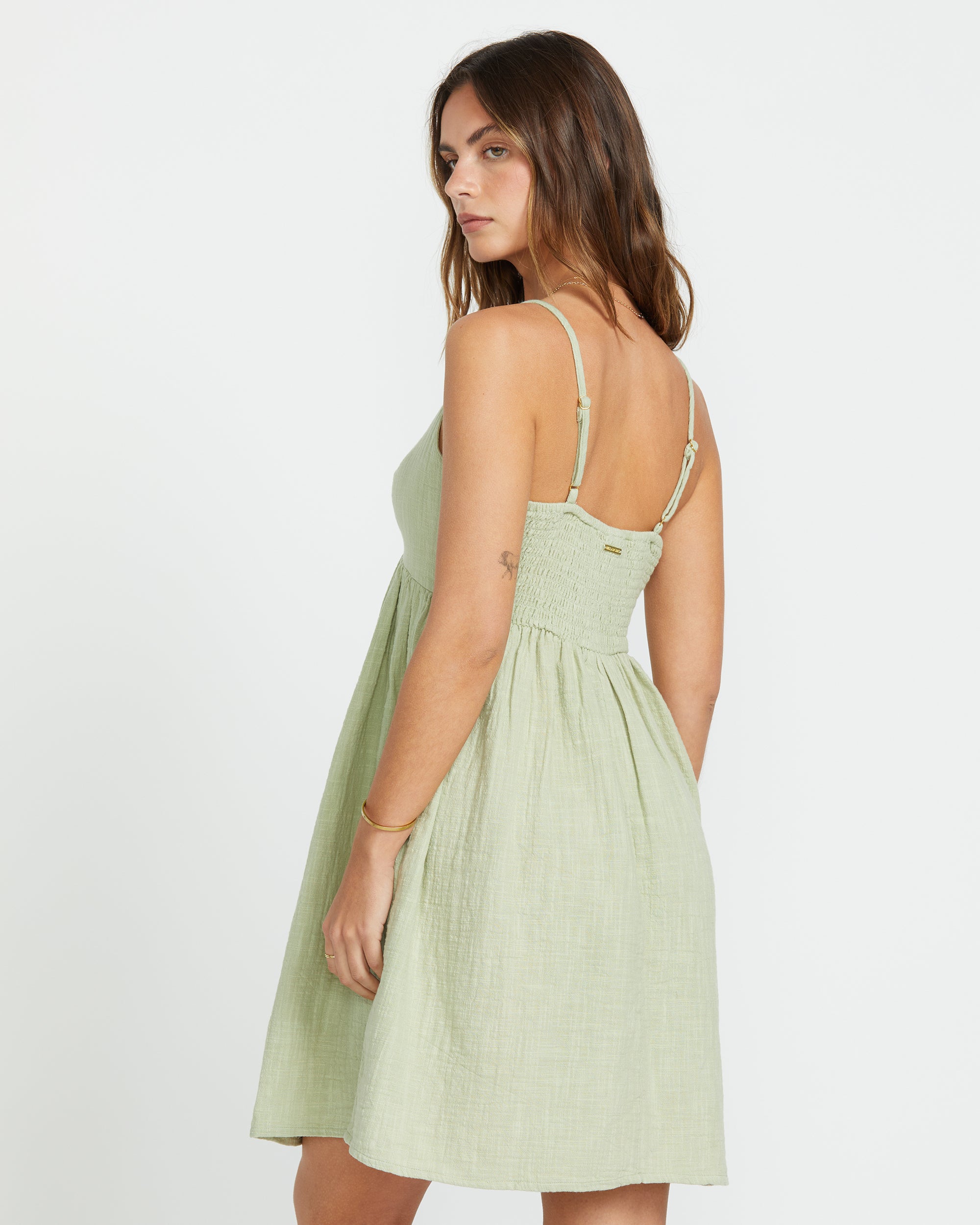 In A Twist Dress - Pistachio - Image 3