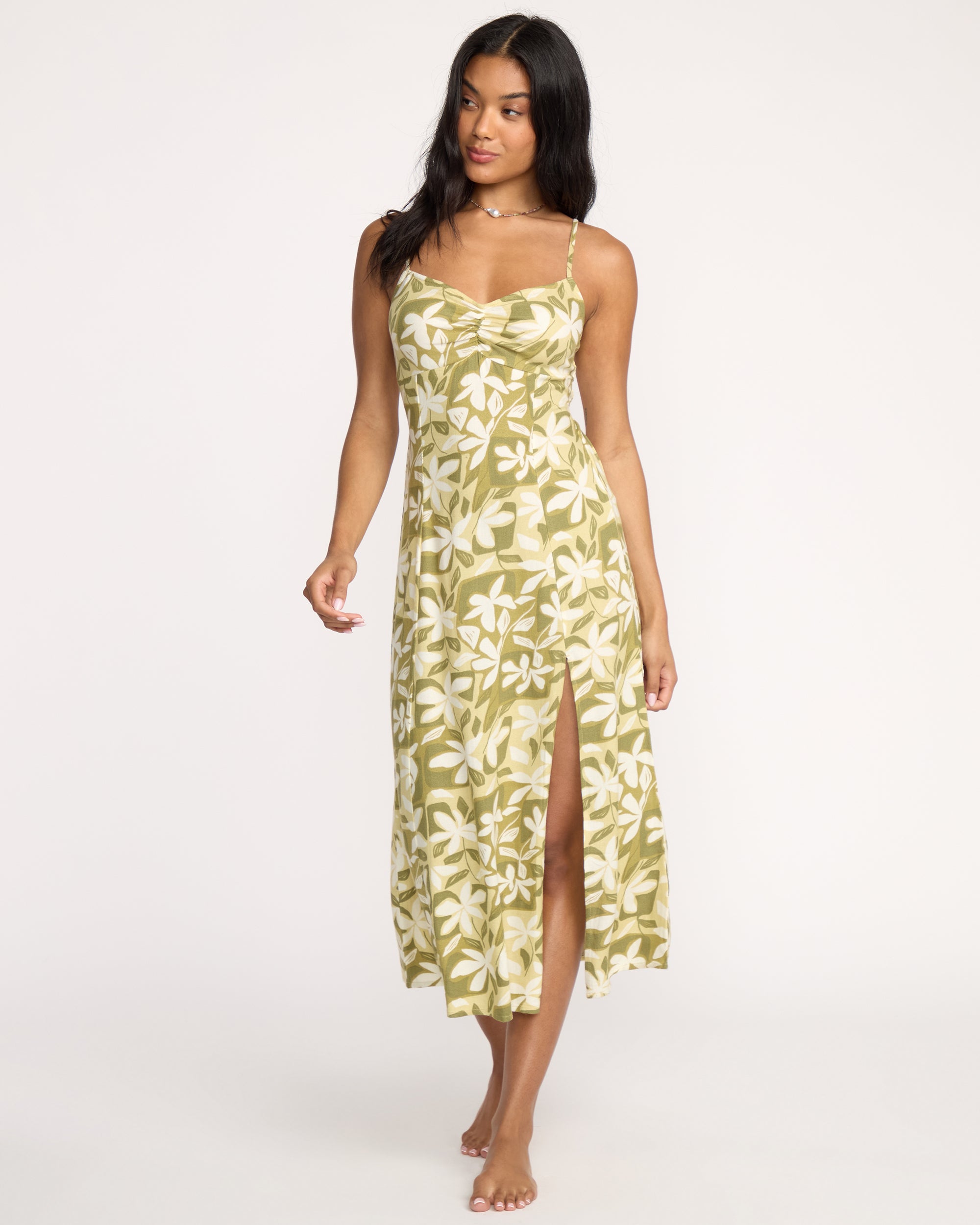Sunset Love Dress - Light Olive
