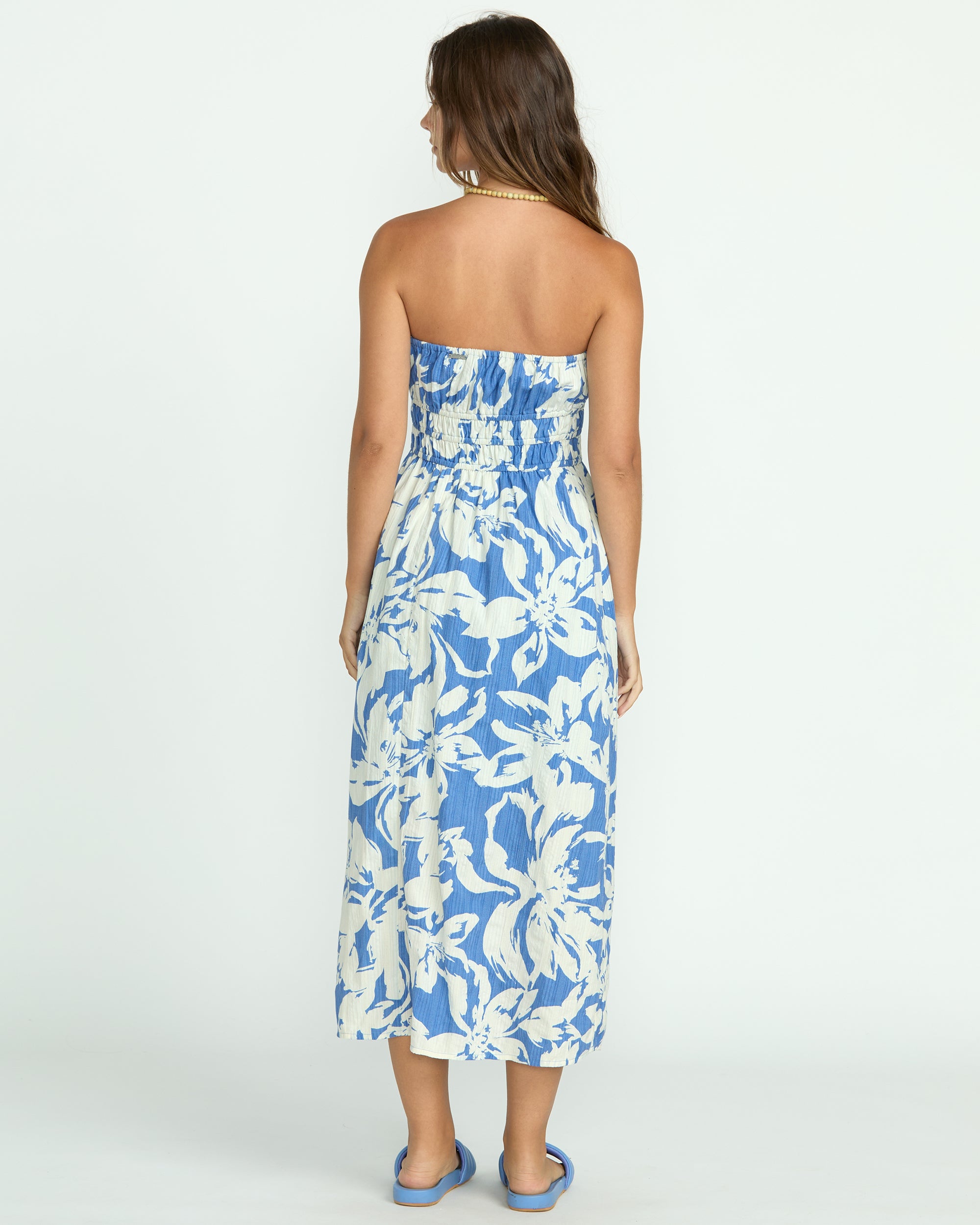 In The Sky Midi Dress - True Blue - Image 6
