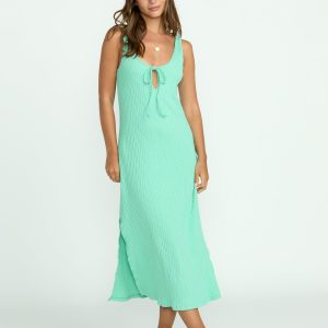 Sweet Heat Midi Dress - Poolside