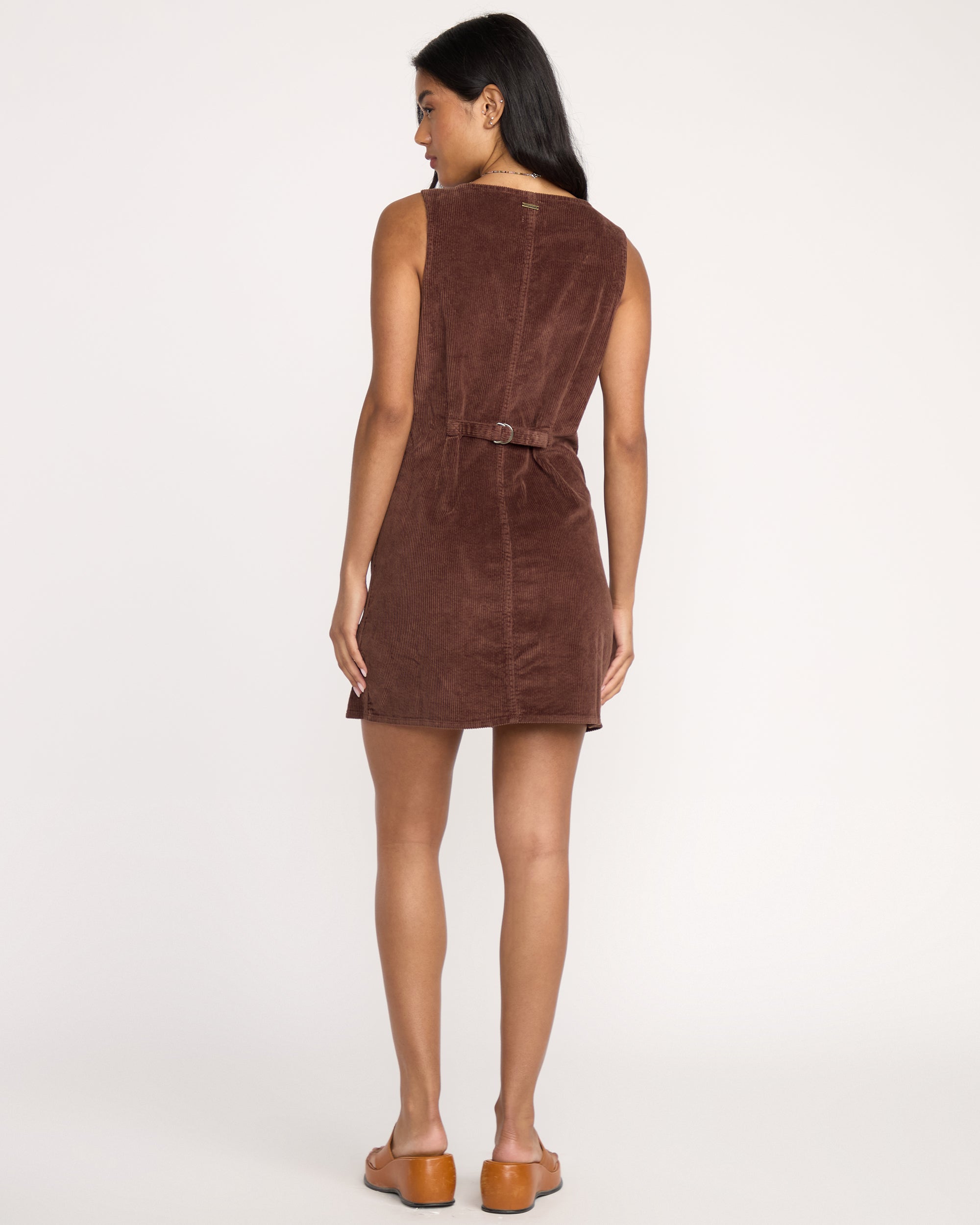 Last Waves Dress - Espresso - Image 5