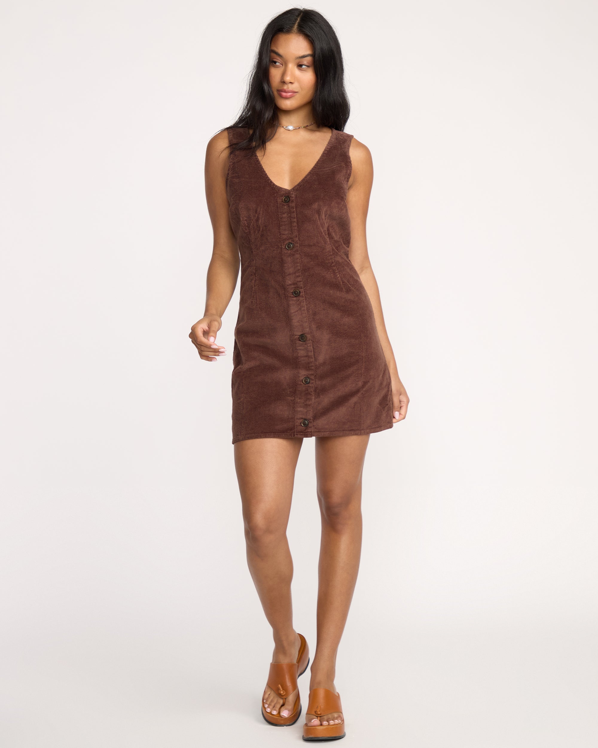 Last Waves Dress - Espresso