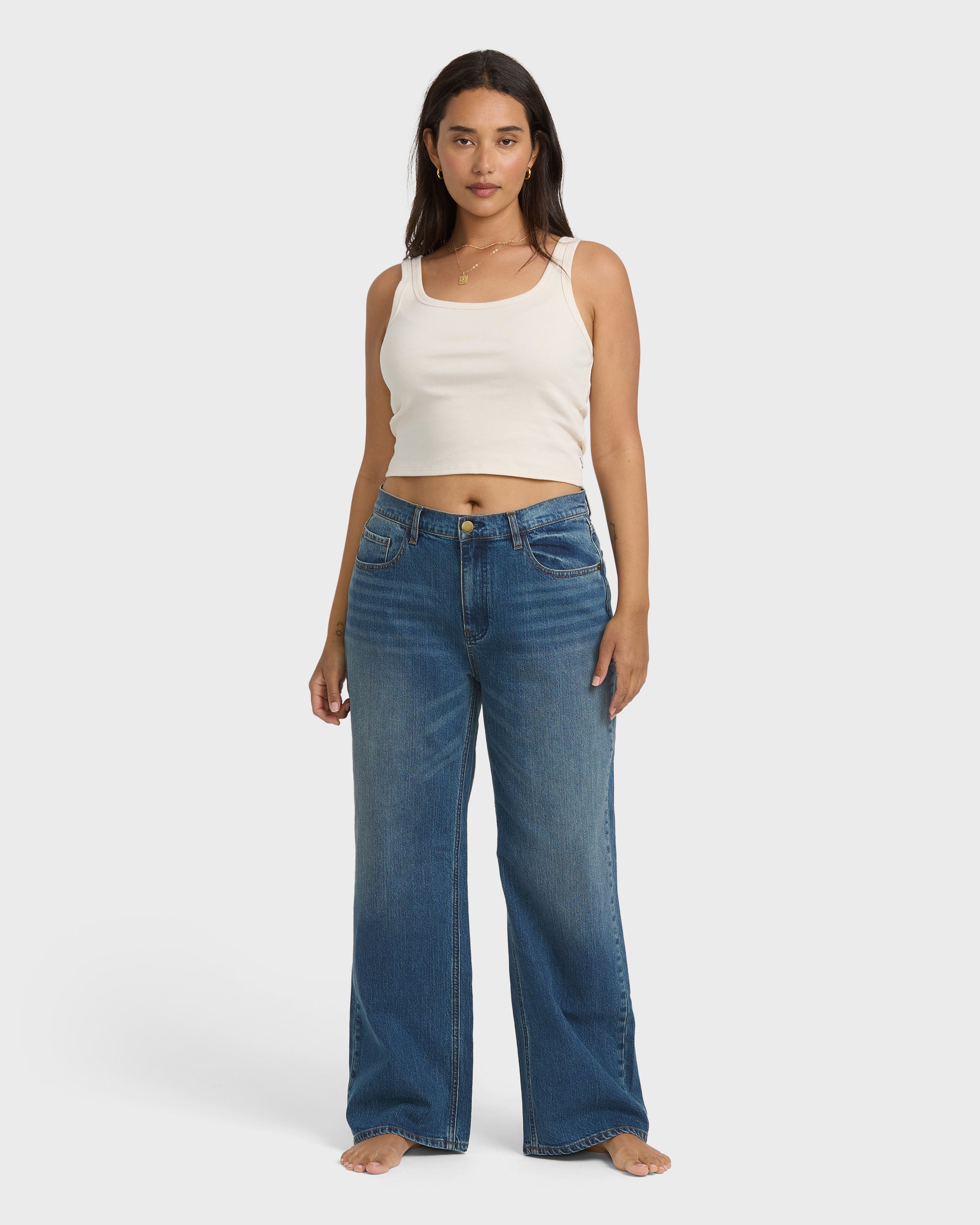 Shifter Straight Leg Pants - Dirty Vintage Blue - Image 7