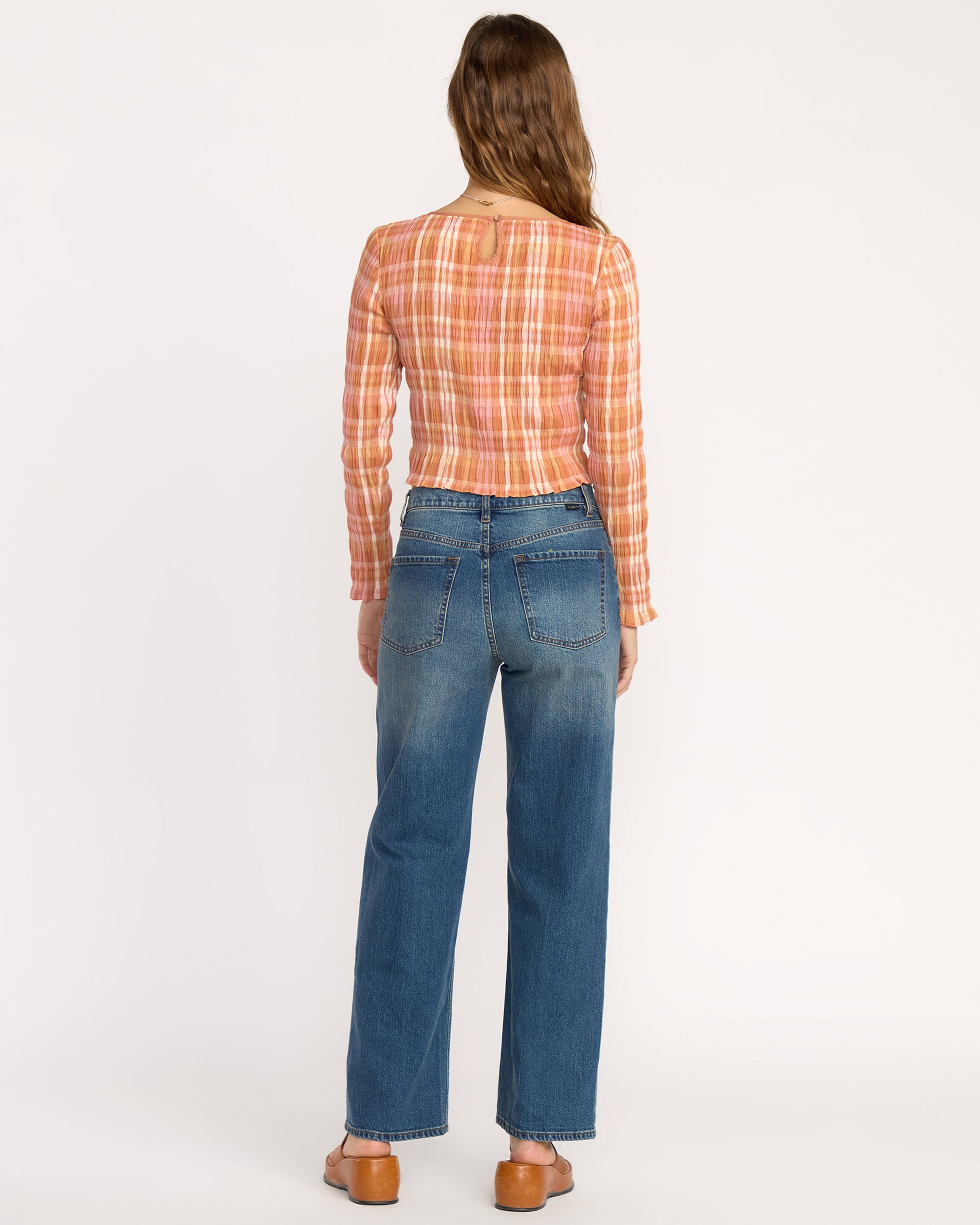 Shifter Straight Leg Pants - Dirty Vintage Blue - Image 2