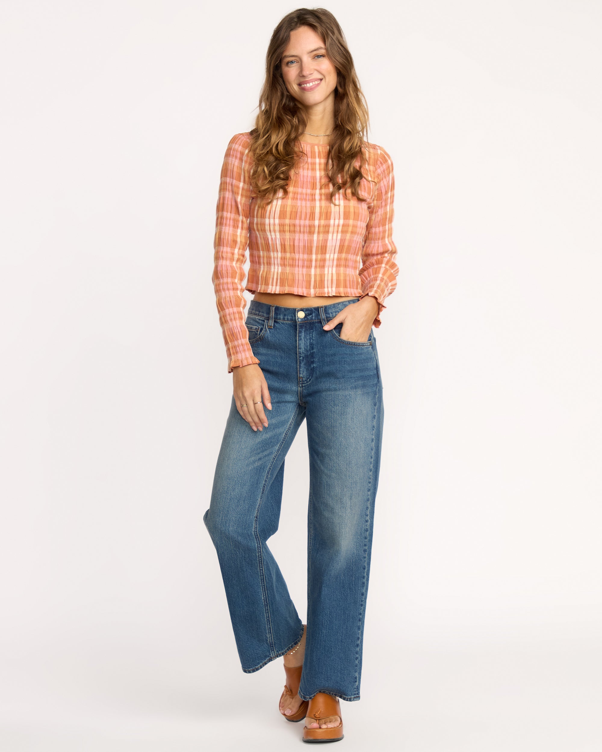 Shifter Straight Leg Pants - Dirty Vintage Blue - Image 4