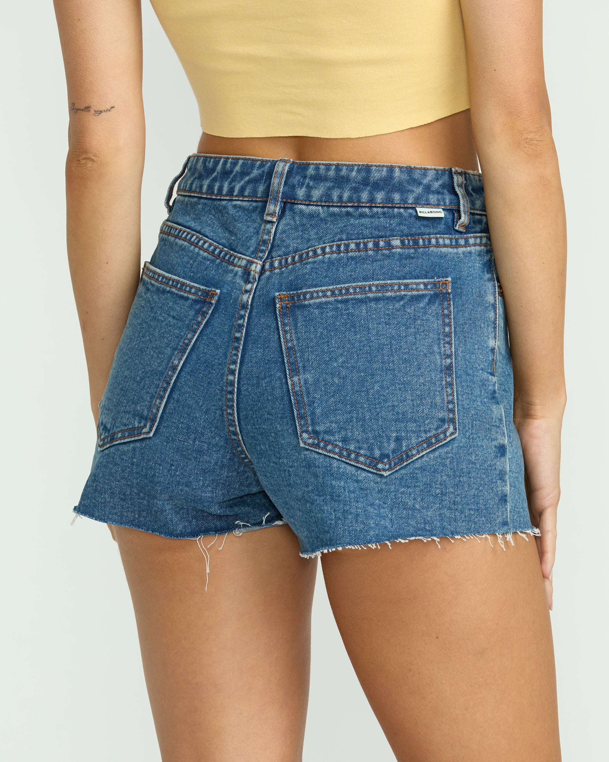 High Tides Denim Shorts - Deep Sea - Image 6