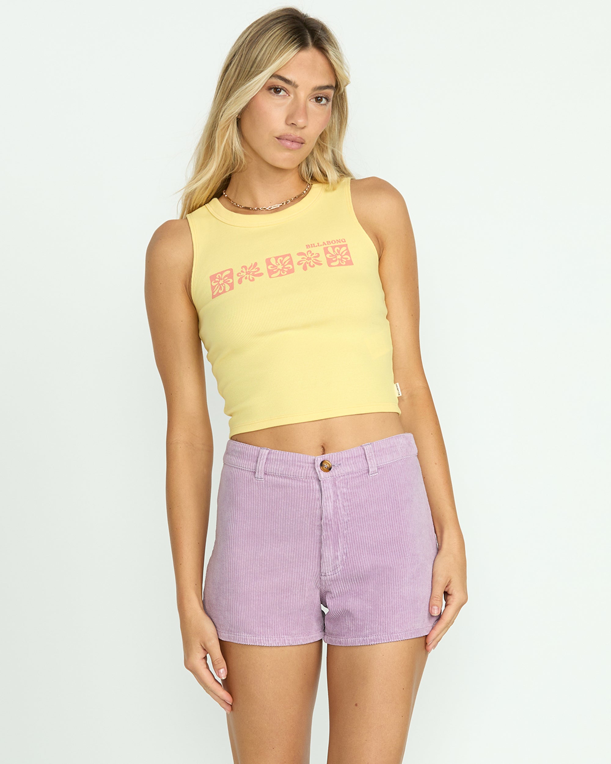 Free Fall Corduroy Shorts - Amethyst Smoke