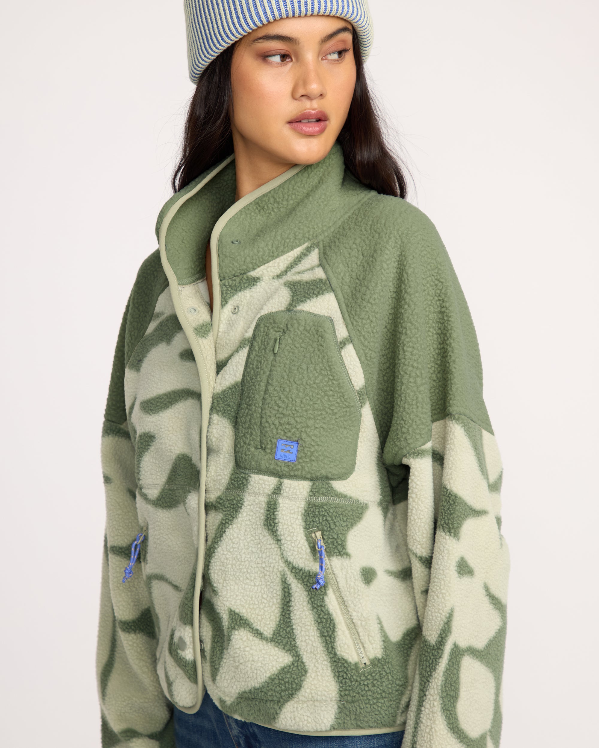 Popoyo Snap Up Jacket - Seagrass - Image 5