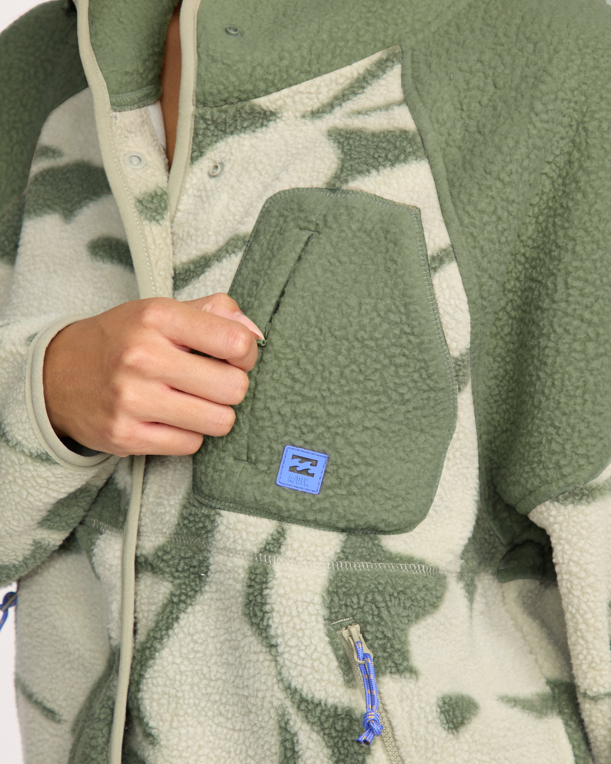 Popoyo Snap Up Jacket - Seagrass - Image 6