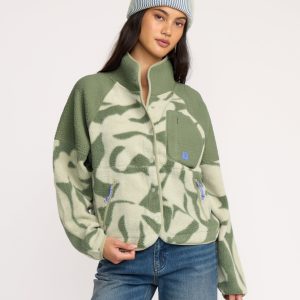 Popoyo Snap Up Jacket - Seagrass