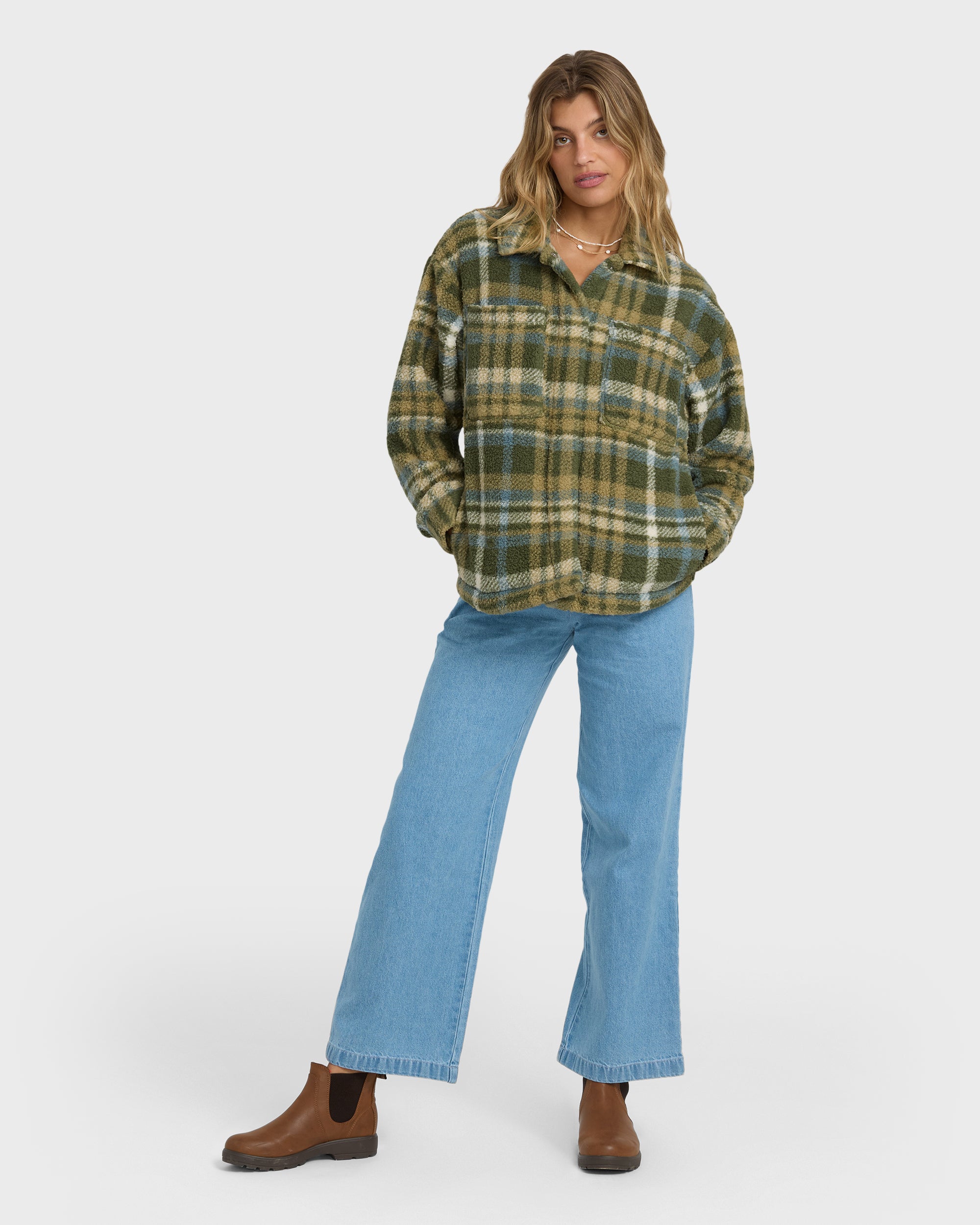 Sundown Sherpa Shacket - Canteen - Image 3